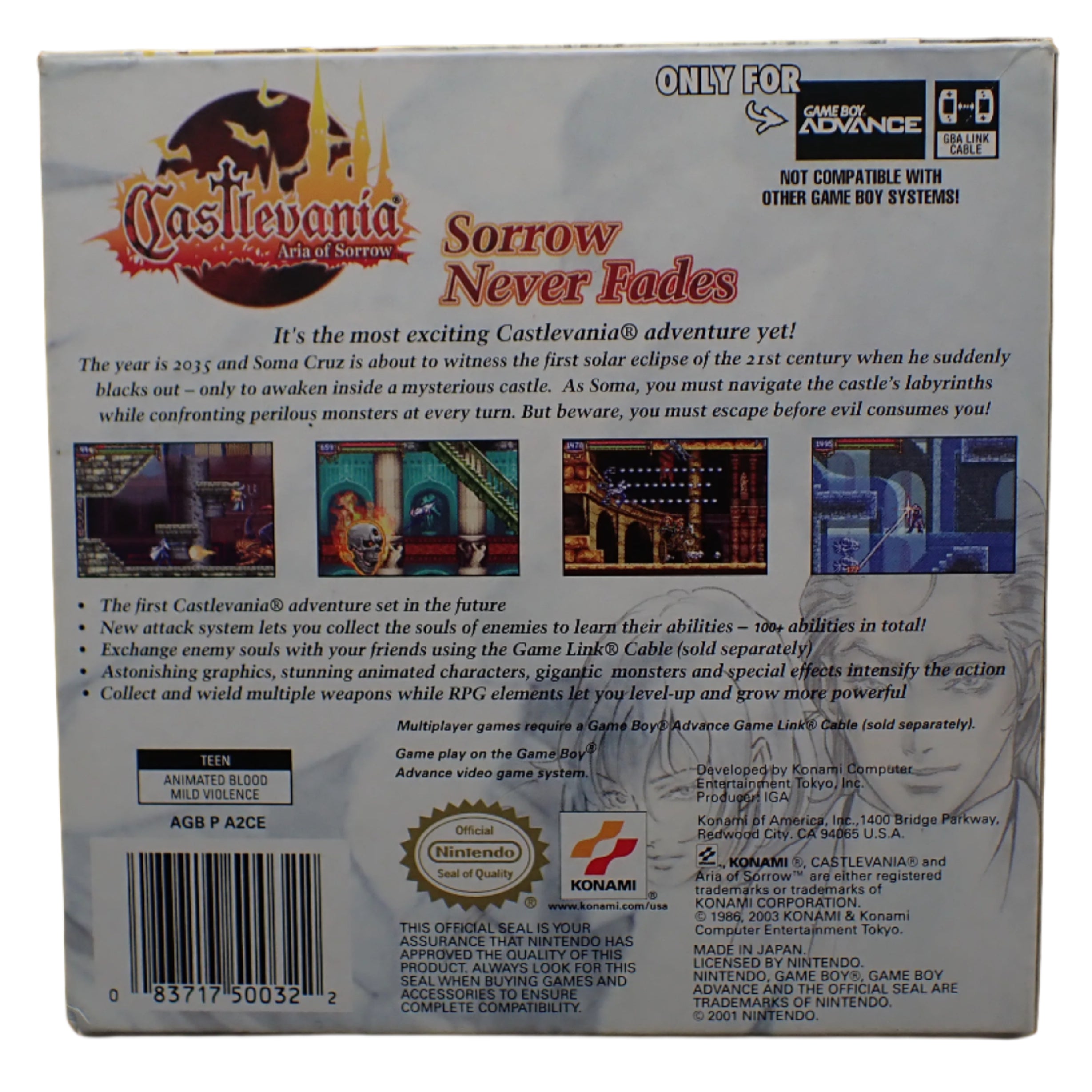 Castlevania Aria of Sorrow - GBA