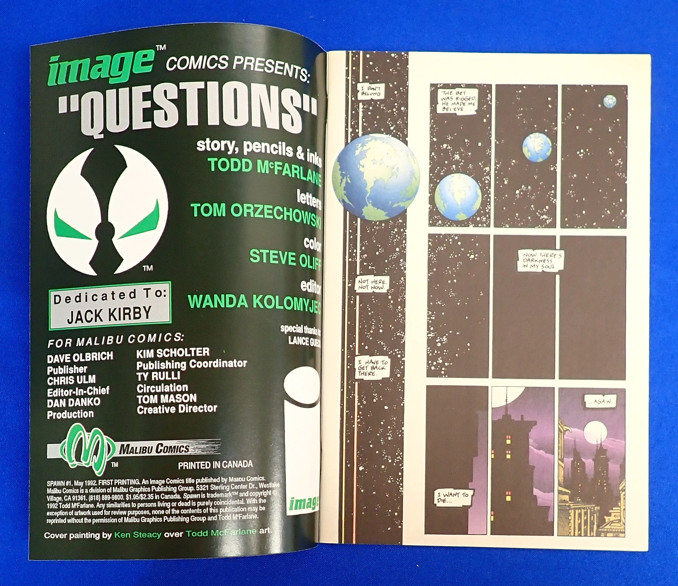 Spawn #1 (1992) - NM- (9.2) - 1st App. Spawn