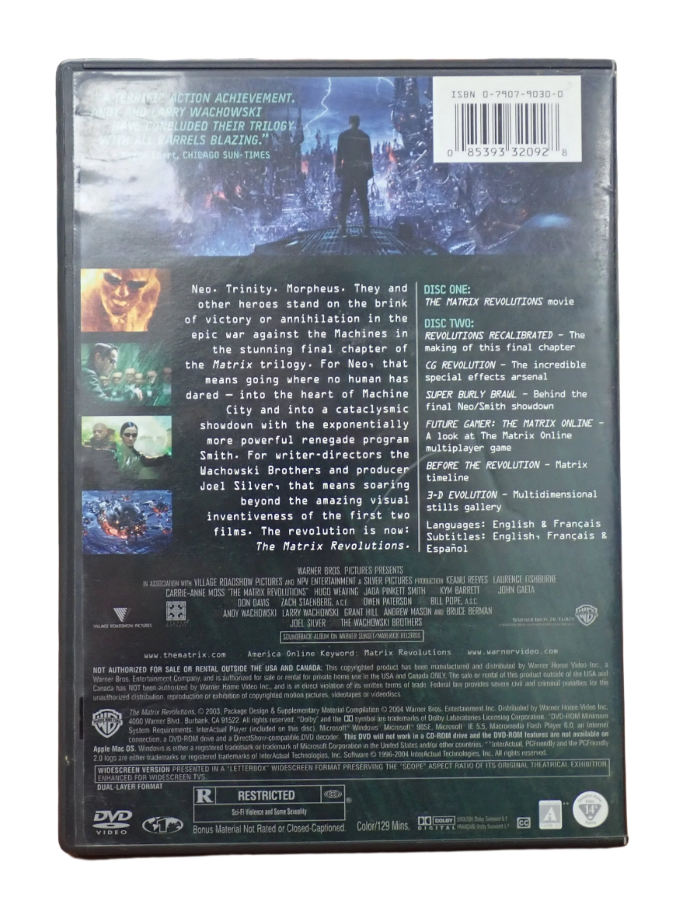 Matrix Revolutions - DVD