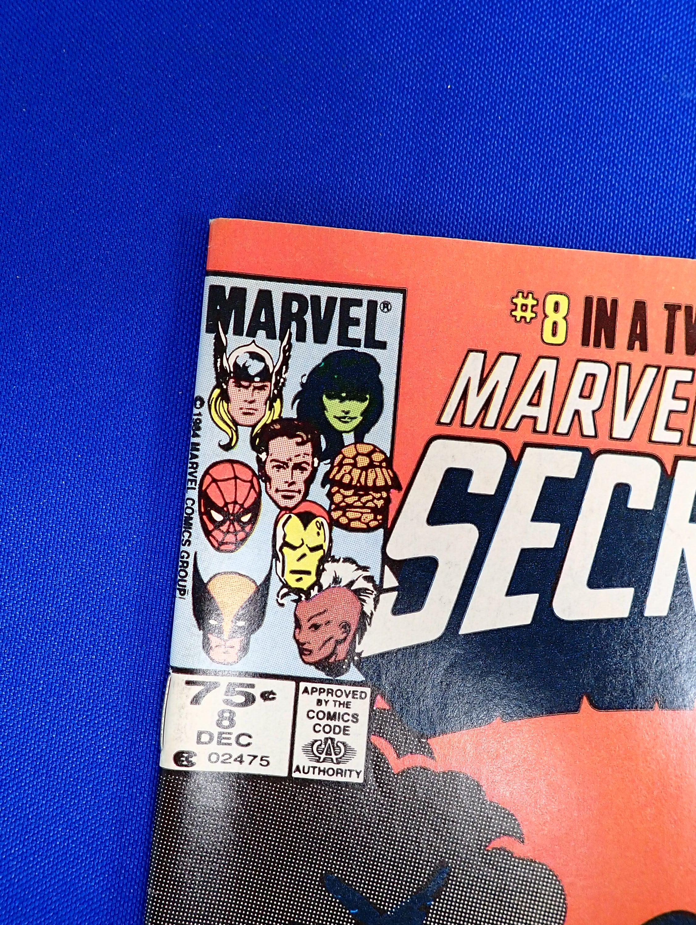Marvel Superheroes Secret Wars #8 (1984) - FN+ (6.5) - Origin of Symbiote Costume