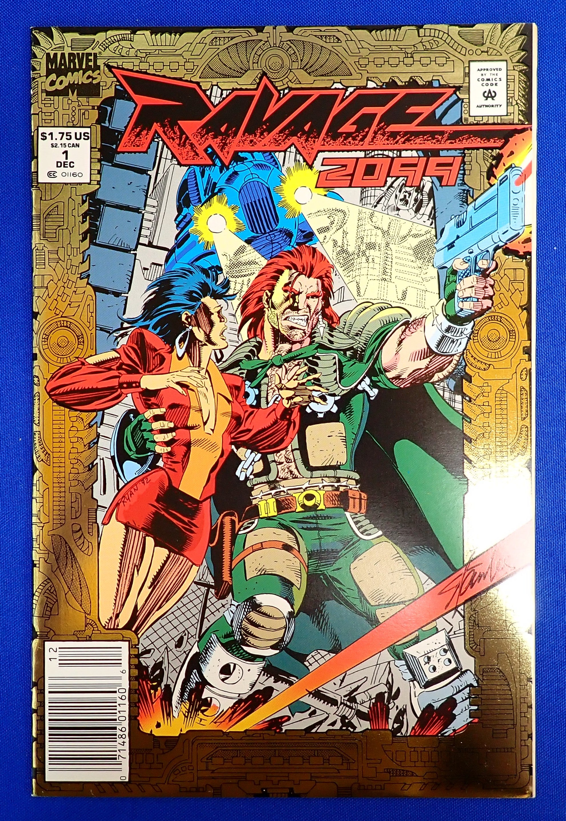 Ravage 2099 #1 (1992) - NM (9.2) - SIGNED Stan Lee w/ COA