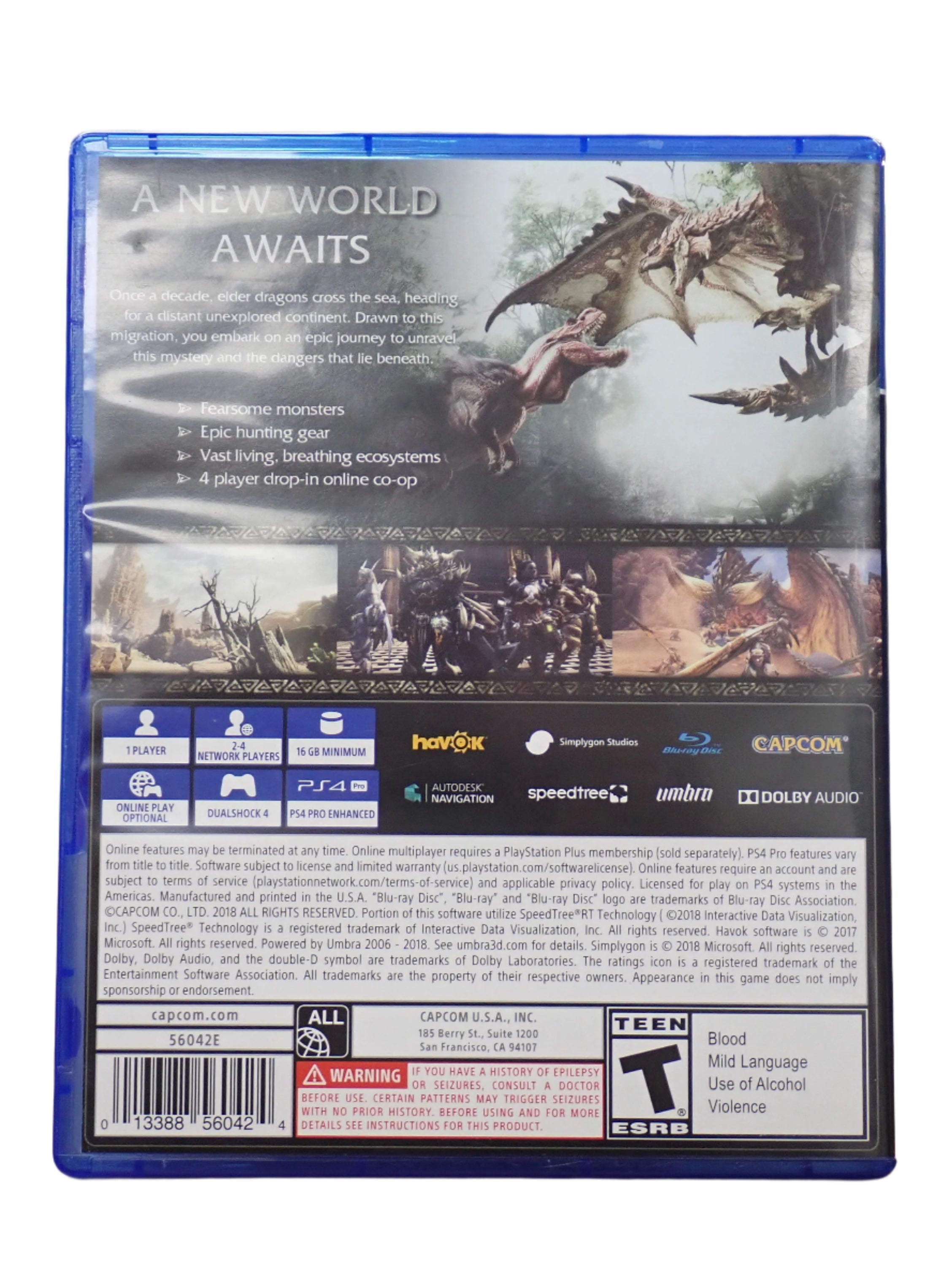Monster Hunter World - PS4
