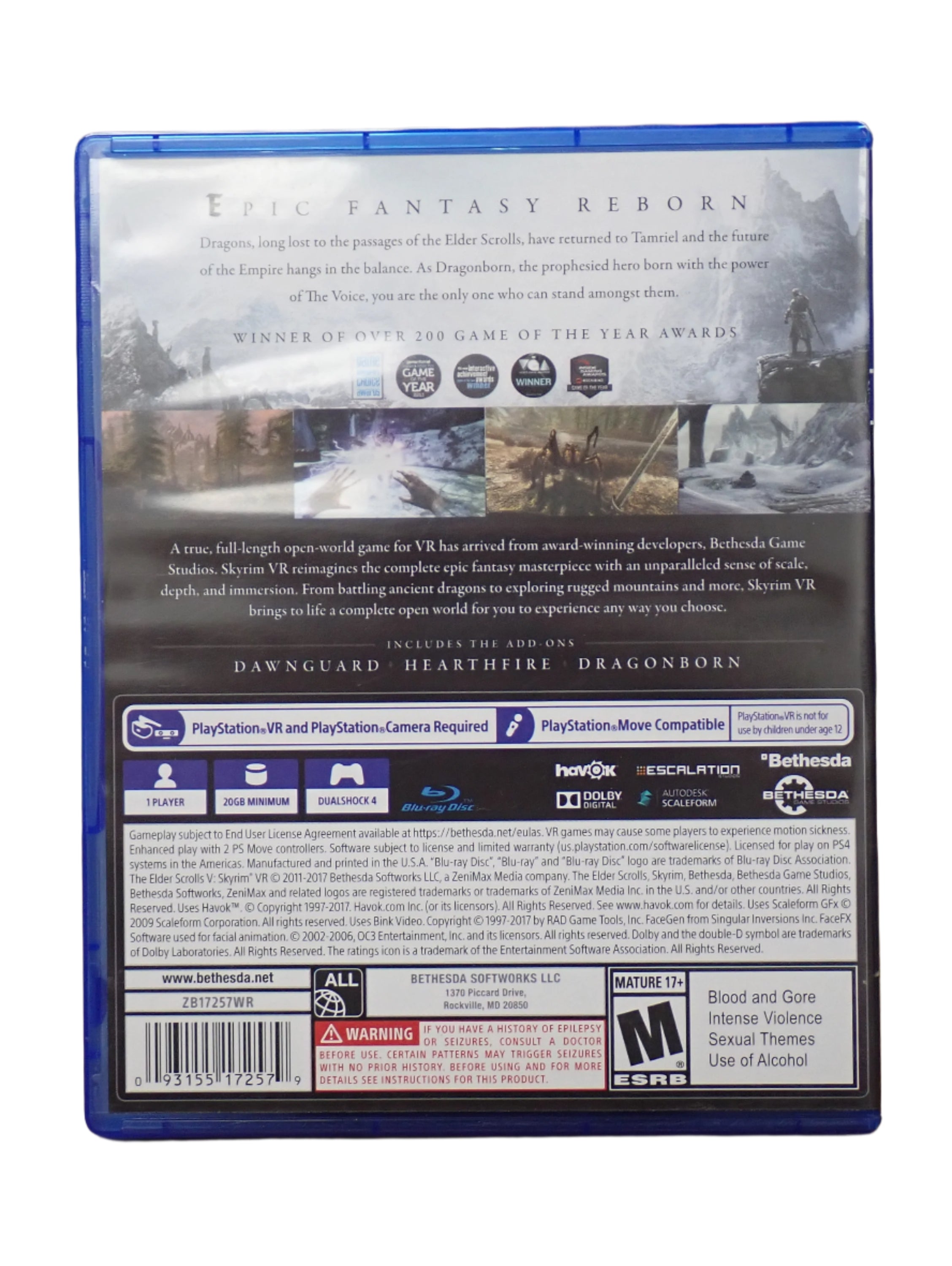 The Elder Scrolls V: Skyrim VR - PS4