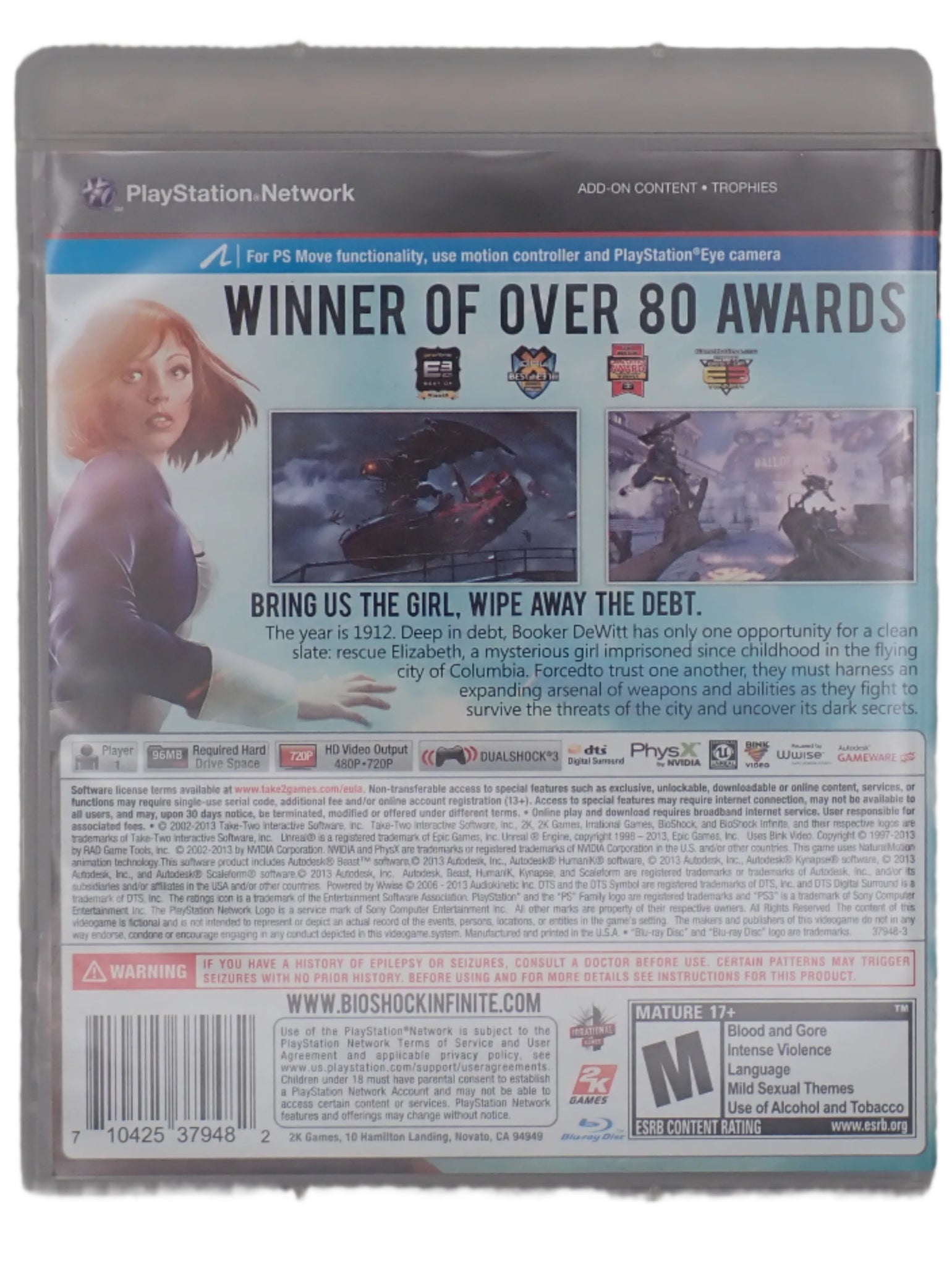 Free BioShock 1 with BioShock Infinite PS3 is a US exclusive offer Free BioShock 1 with BioShock Infinite PS3 is a US exclusive offer