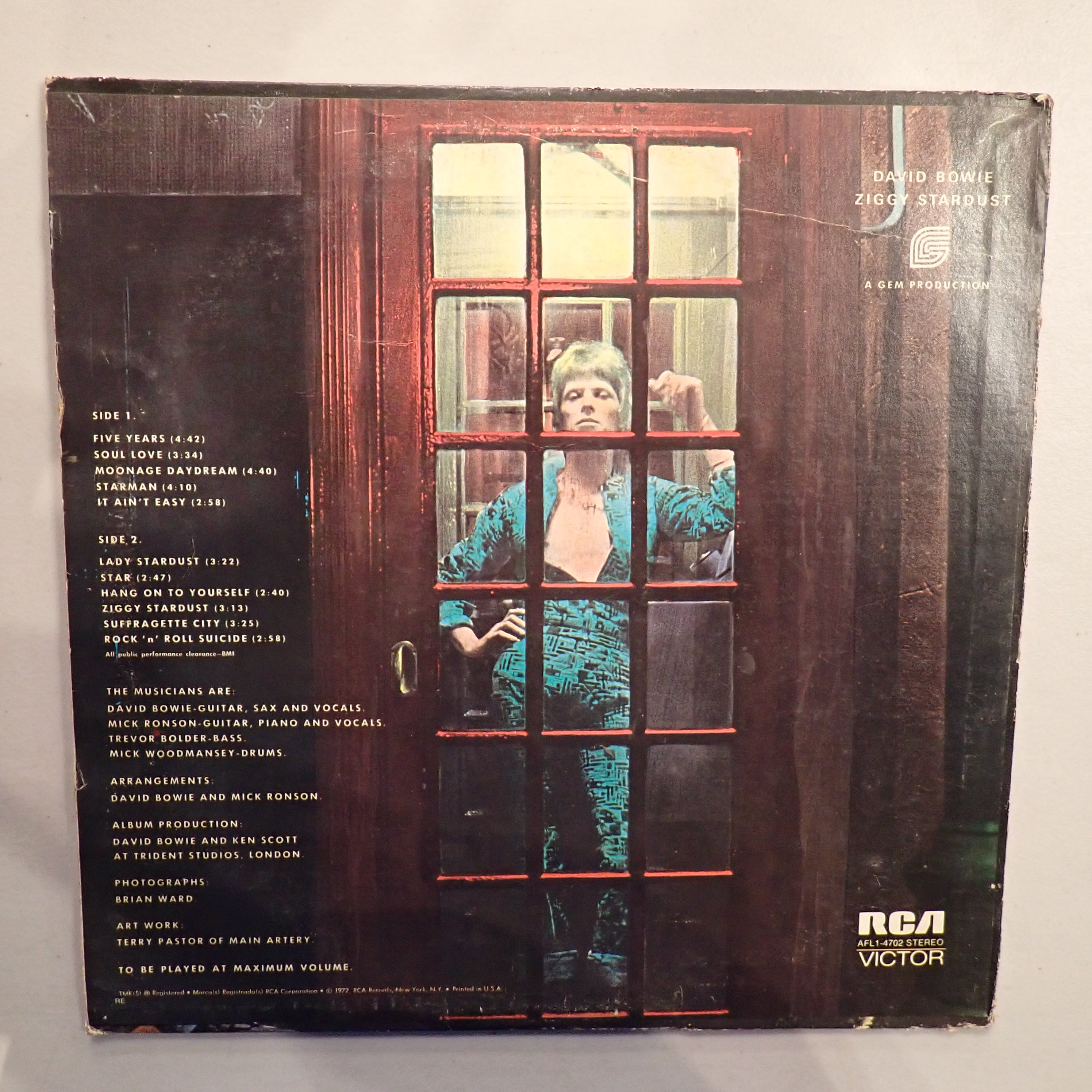David Bowie – The Rise And Fall Of Ziggy Stardust And The Spiders From Mars