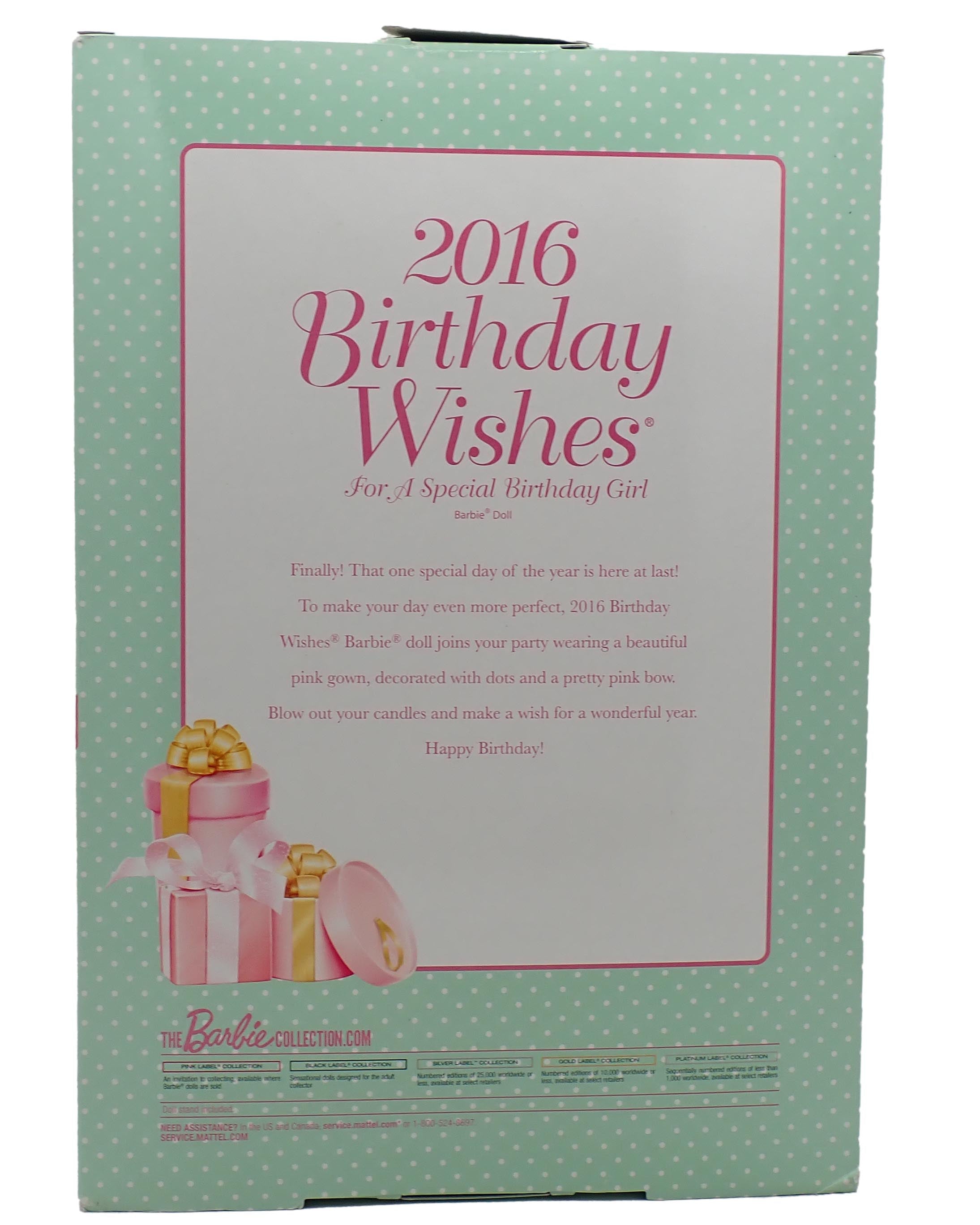 2016 Birthday Wishes Barbie