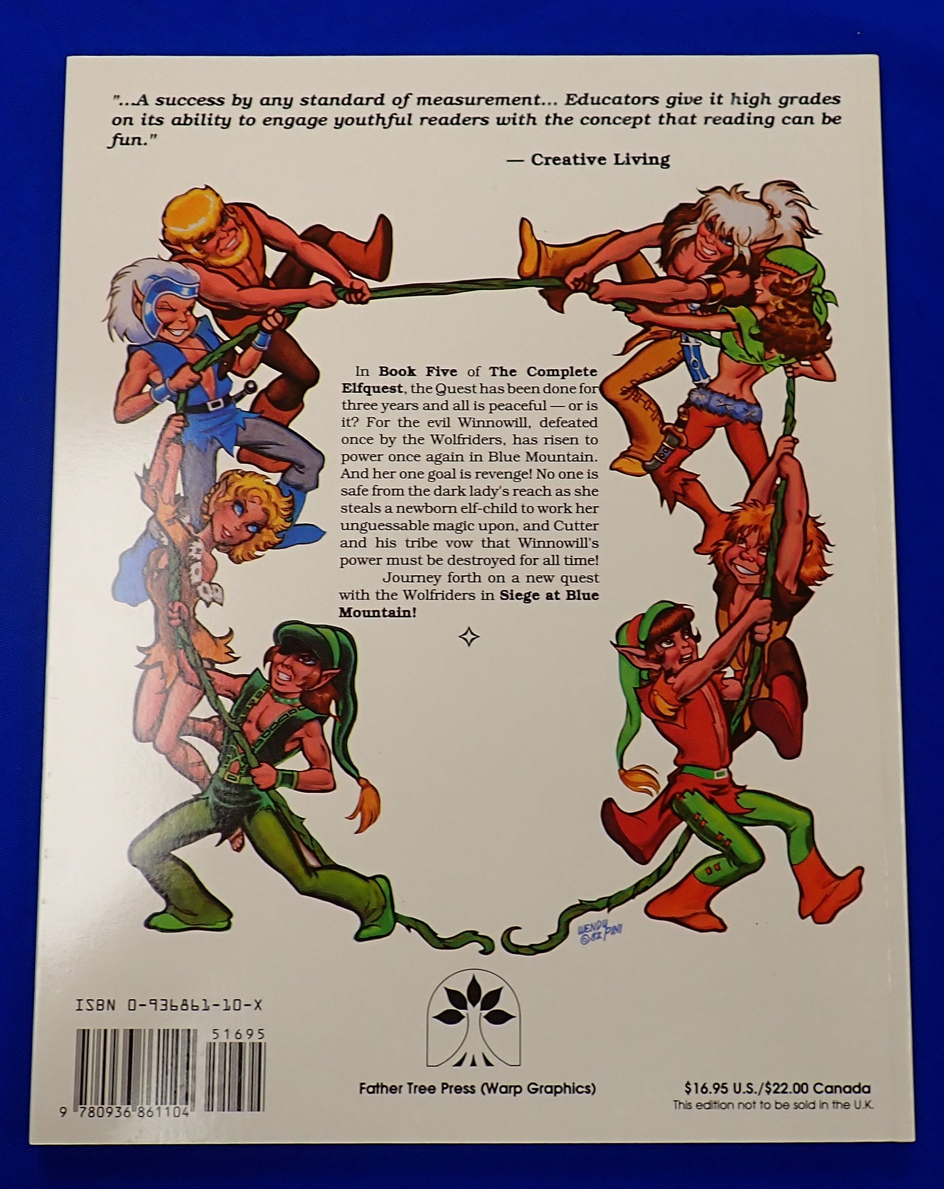 The Complete Elf Quest Book Five: Siege at Blue Mountain Softcover (Pre-Owned)