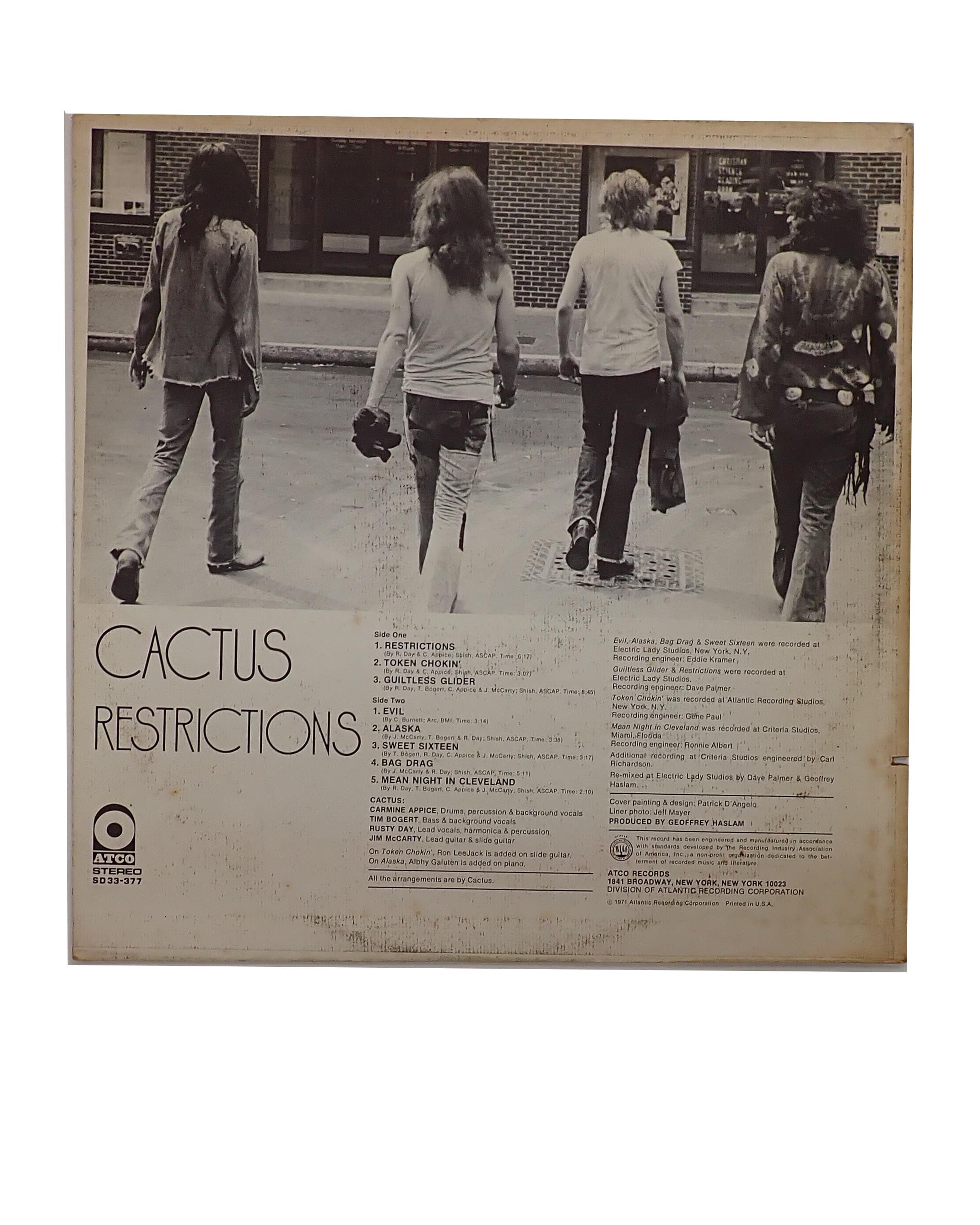 Cactus - Restrictions - Vinyl [Pre-Owned]