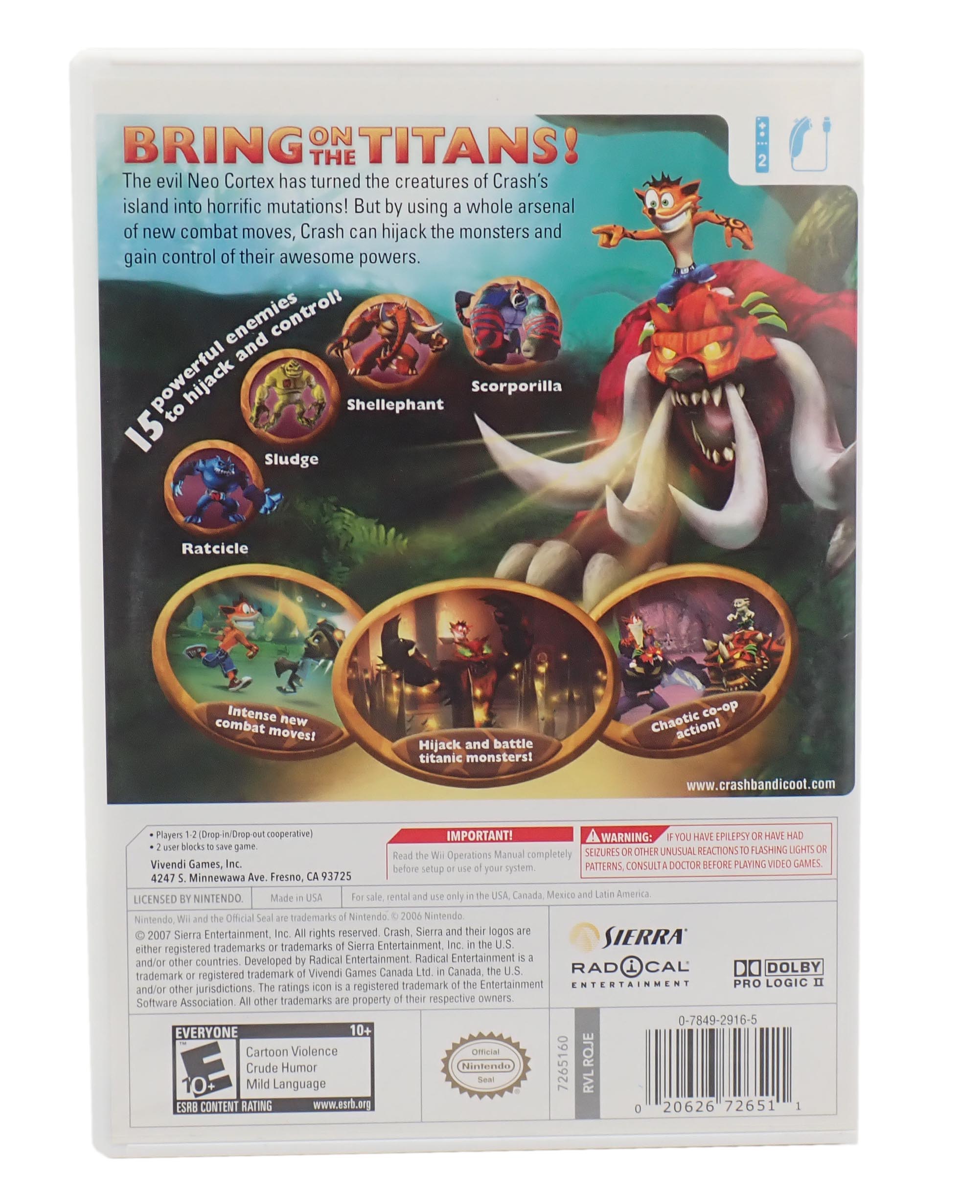 Crash of the Titans - Wii