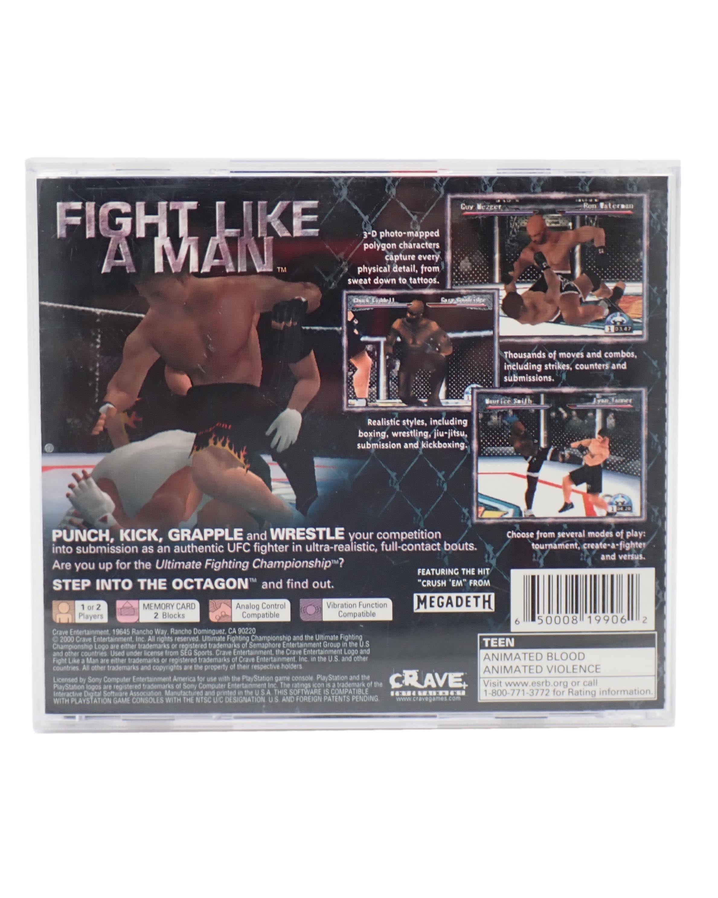 Ultimate Fighting Championship - PS1