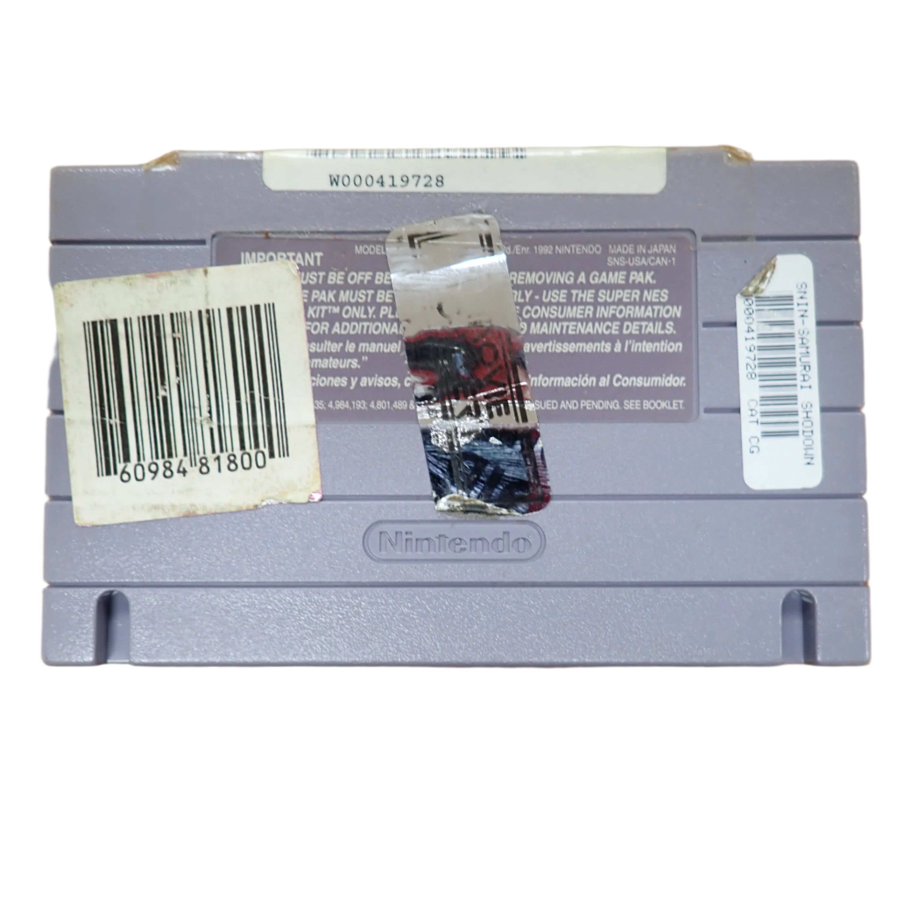 Samurai Showdown - SNES