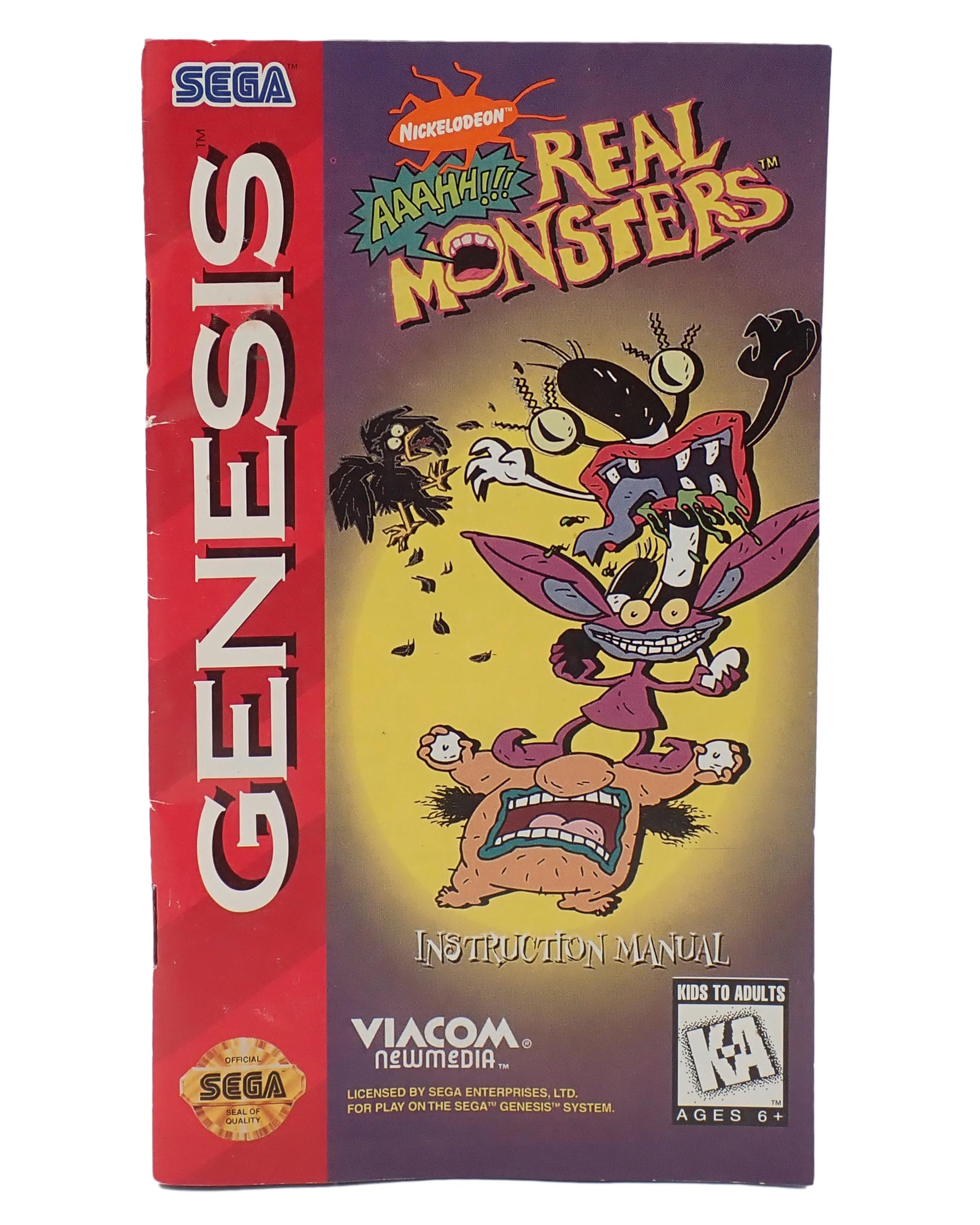 Aaahh!!! Real Monsters - Genesis