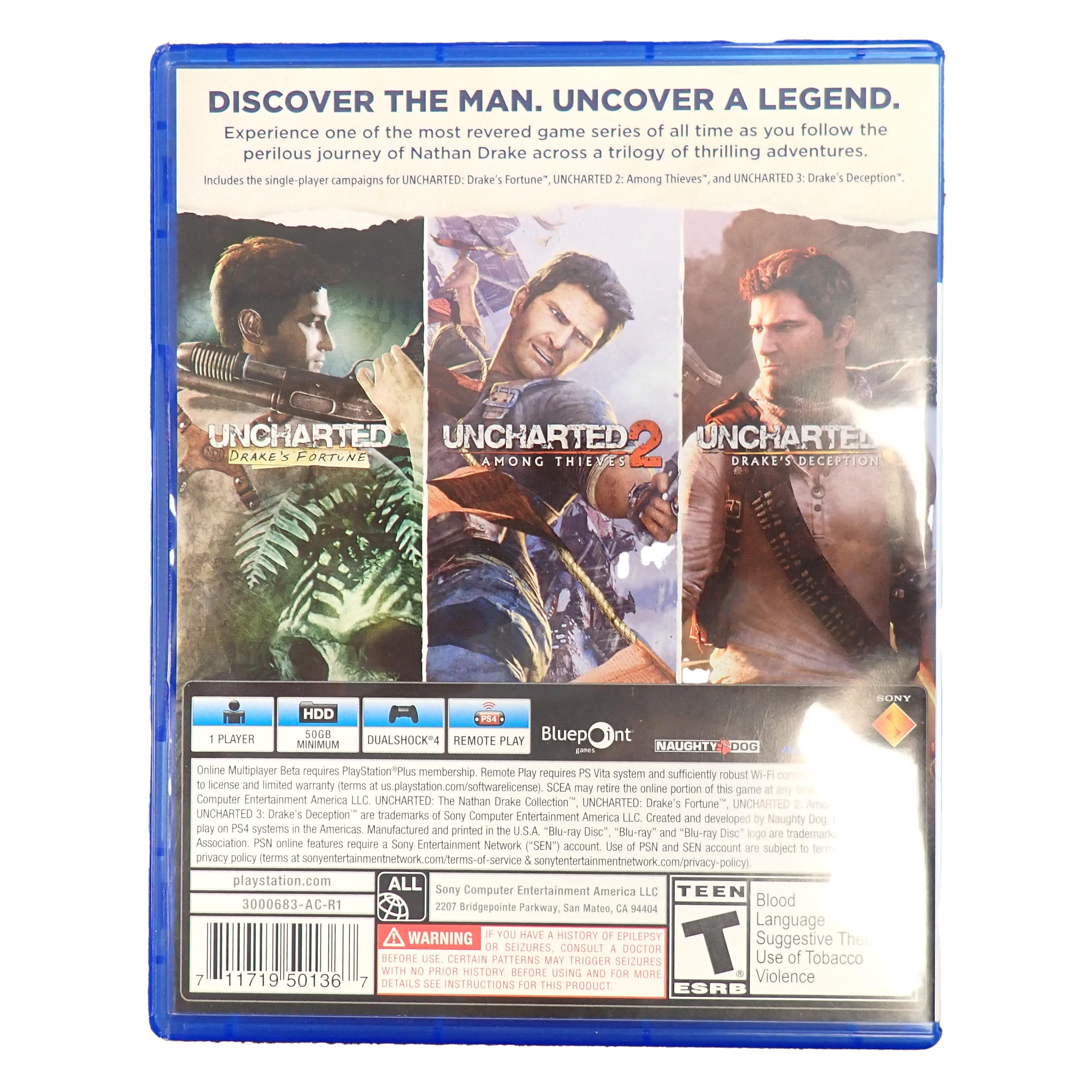 Uncharted: The Nathan Drake Collection - PS4