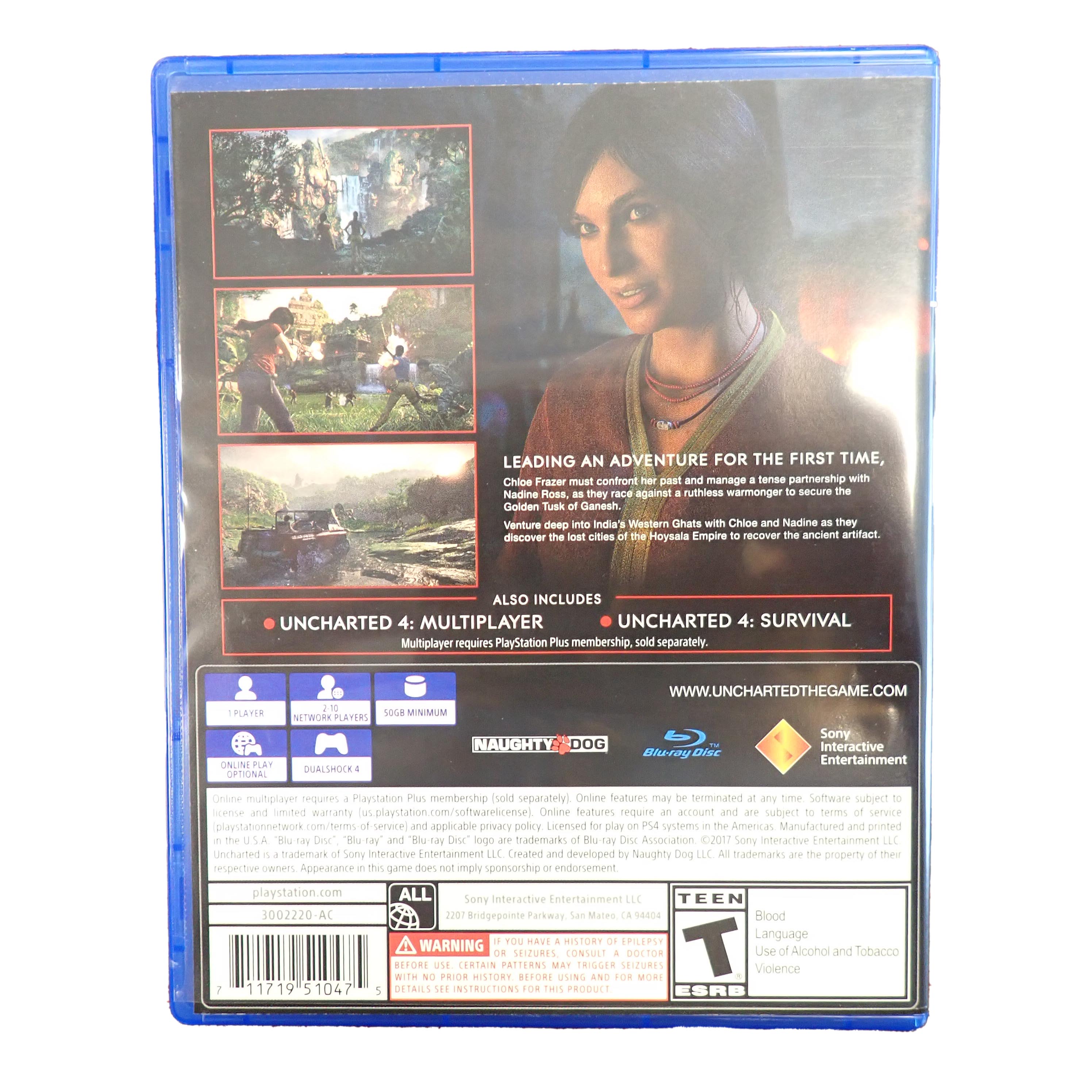 Uncharted: The Lost Legacy - PS4