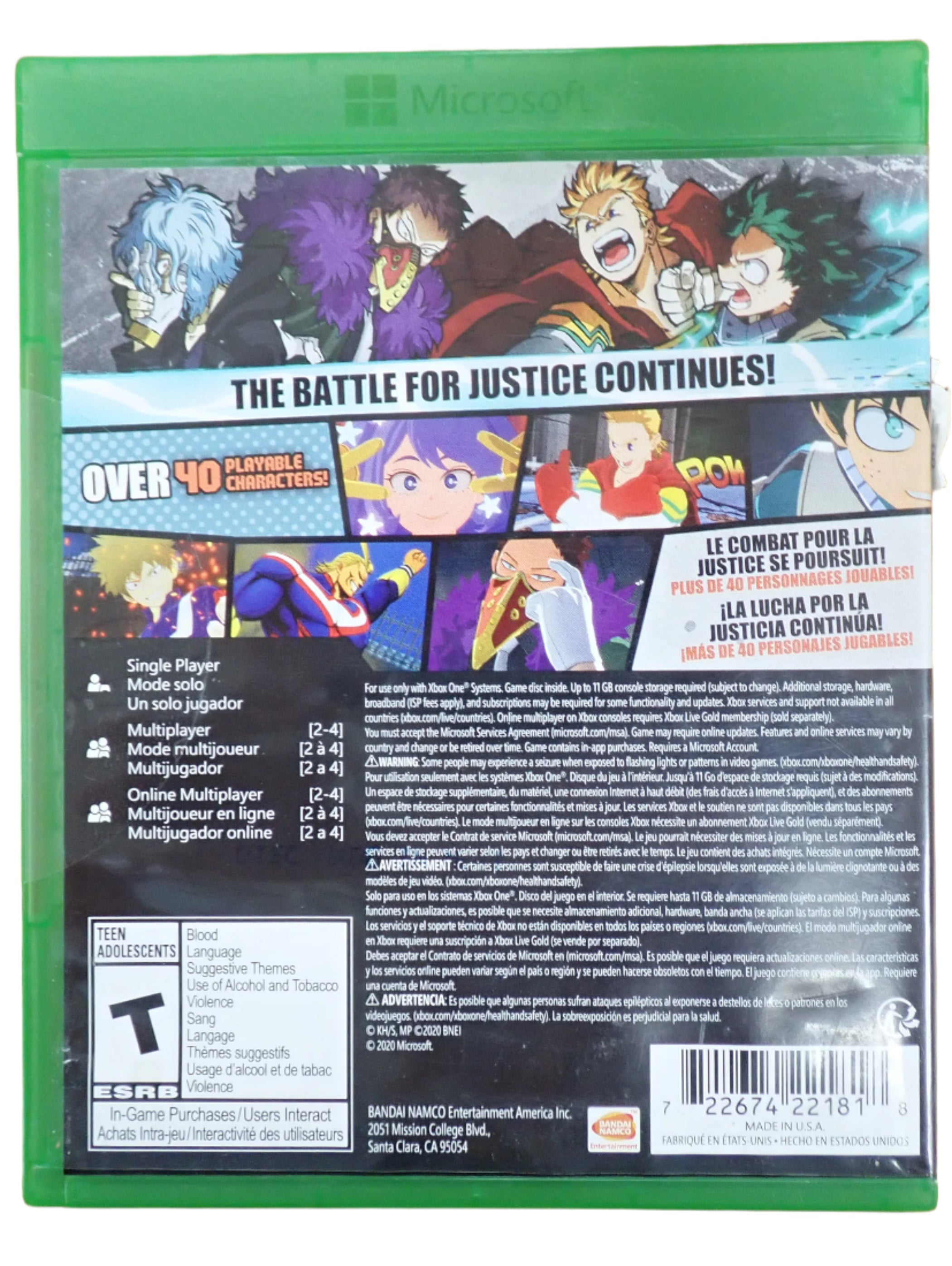 My Hero One's Justice 2 - Xbox One
