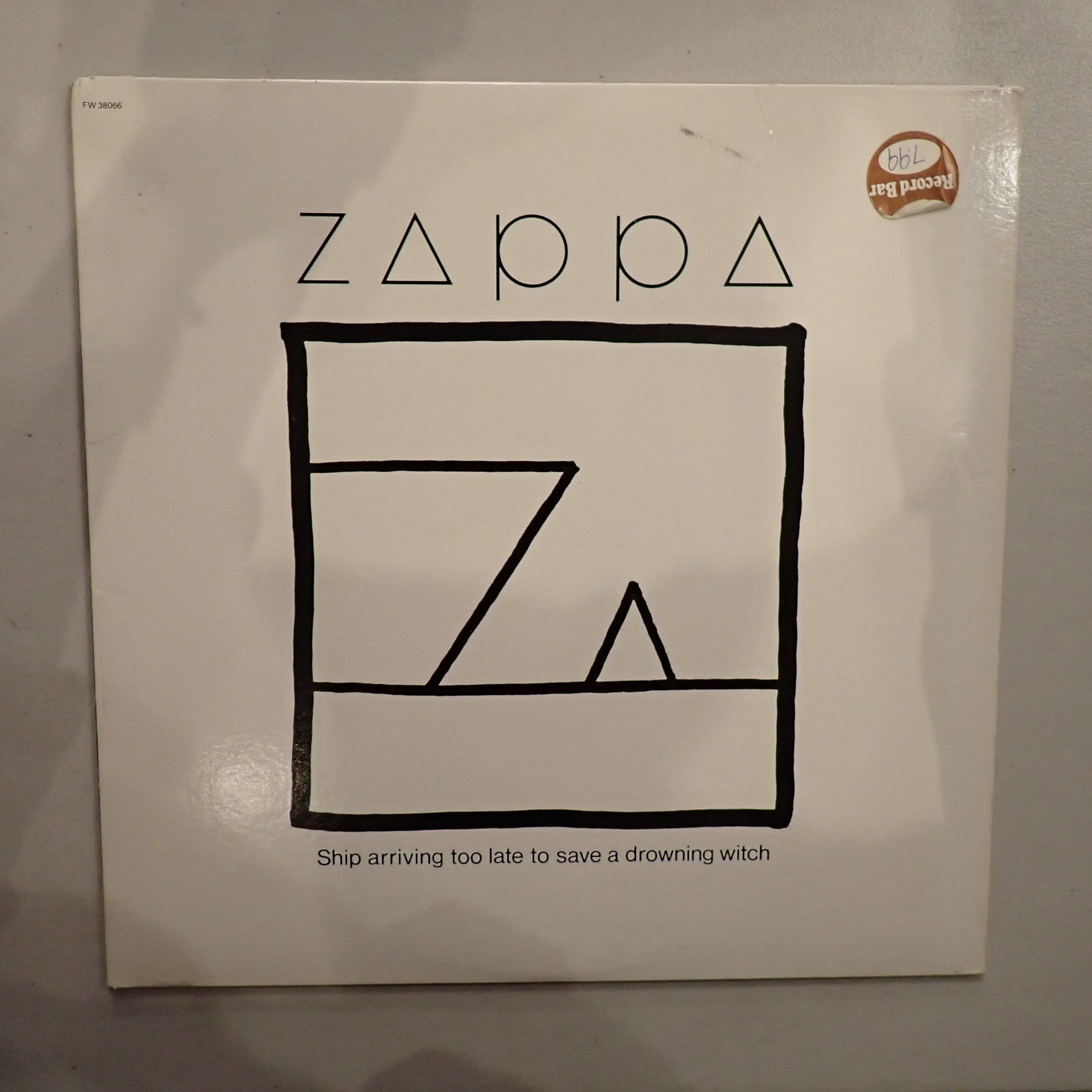 Zappa – Ship Arriving Too Late To Save A Drowning Witch