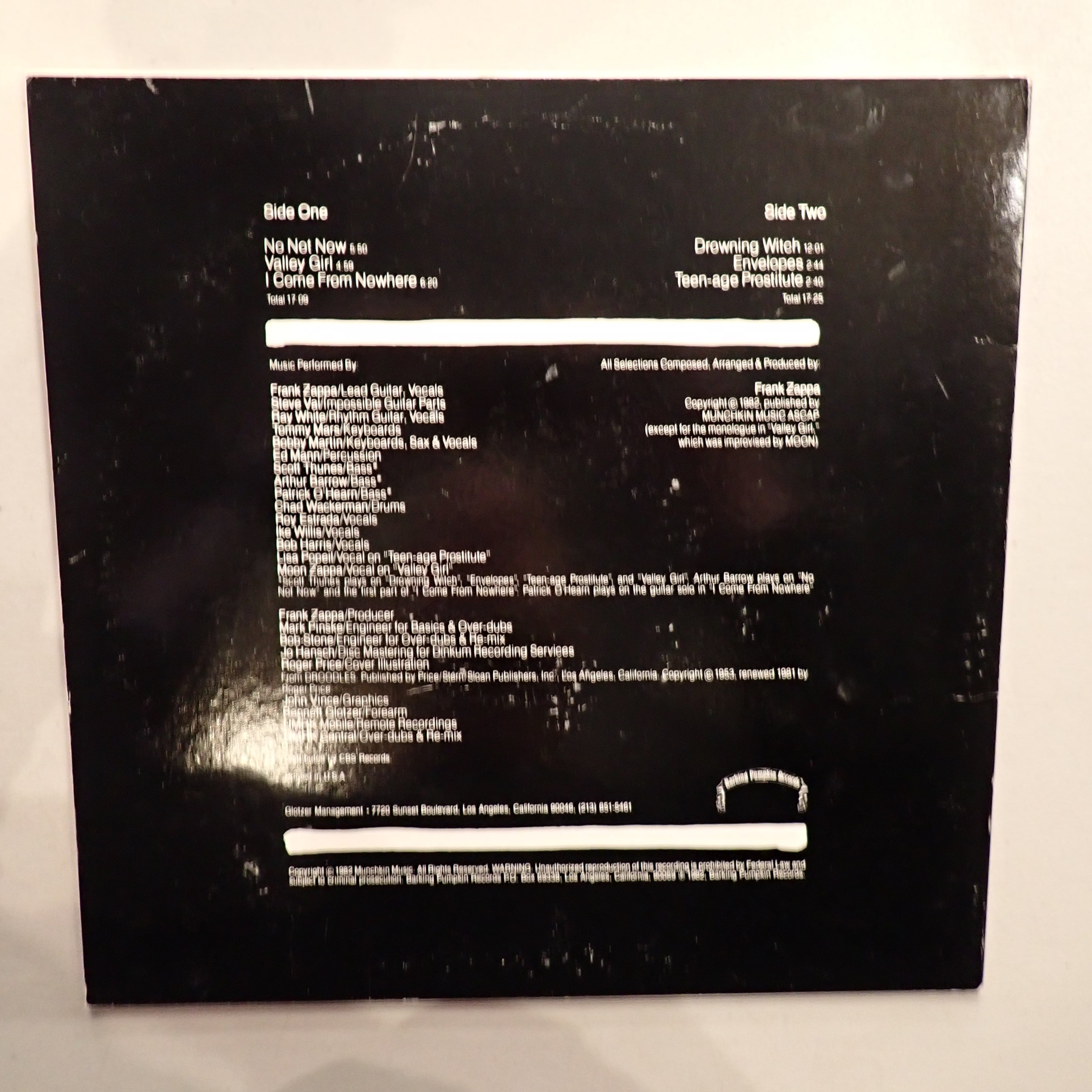 Zappa – Ship Arriving Too Late To Save A Drowning Witch