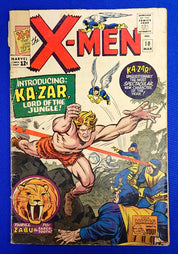 X-Men #10 (1965) - FR (1.0) - 1st App. Ka-Zar