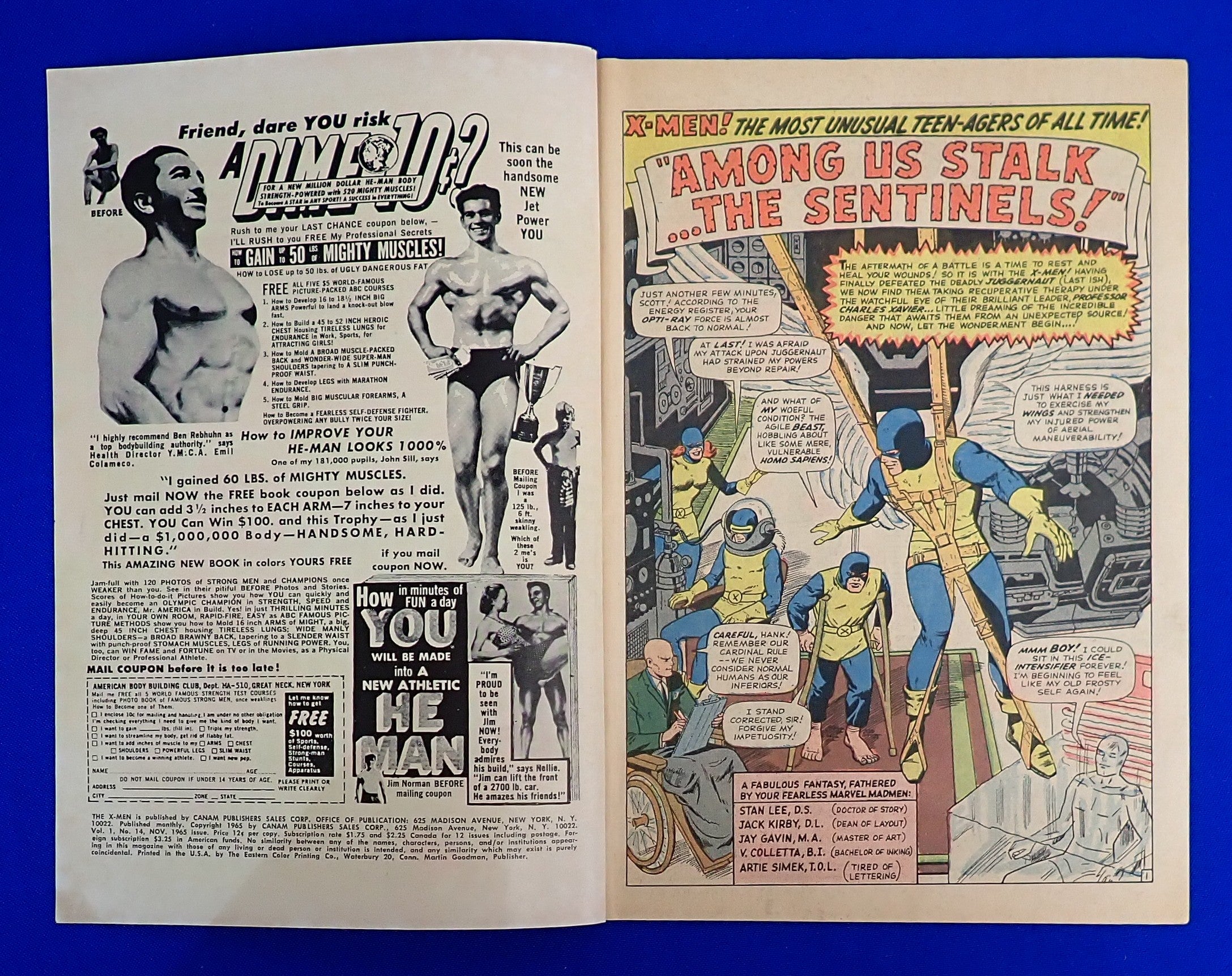 X-Men #14 (1965) - GD/VG- (3.5) - 1st App. Dr. Task & the Sentinels