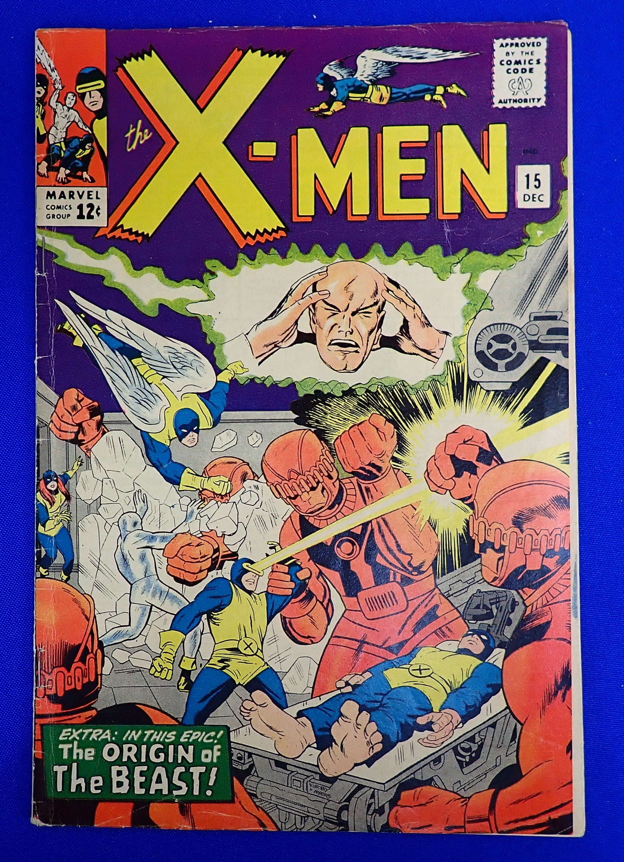X-Men #15 (1965) - VG/VG- (3.5-4.0) - 1st App. MasterMold & Beast Origin