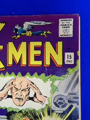 X-Men #15 (1965) - VG/VG- (3.5-4.0) - 1st App. MasterMold & Beast Origin