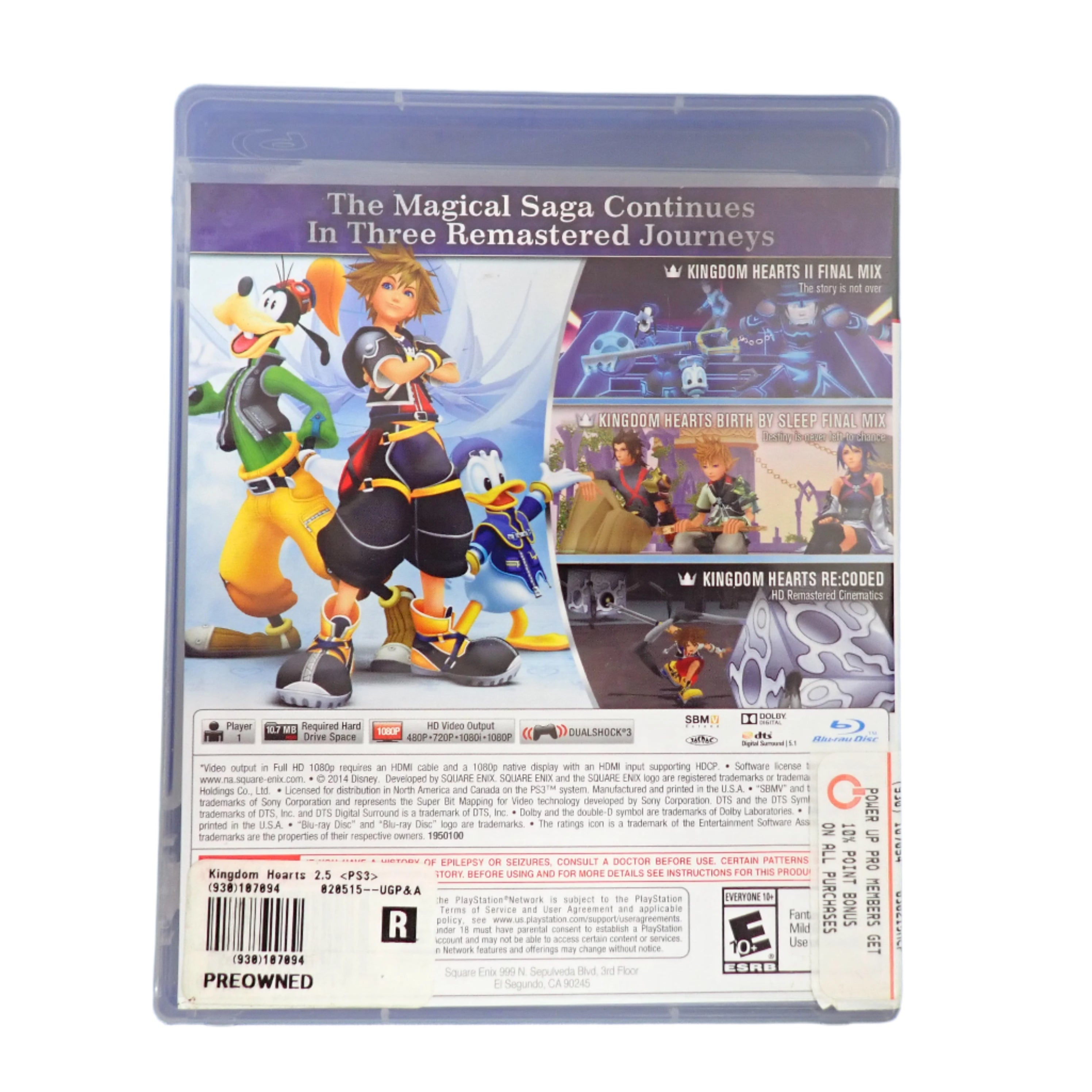 Kingdom Hearts 2.5 HD Remix - PS3