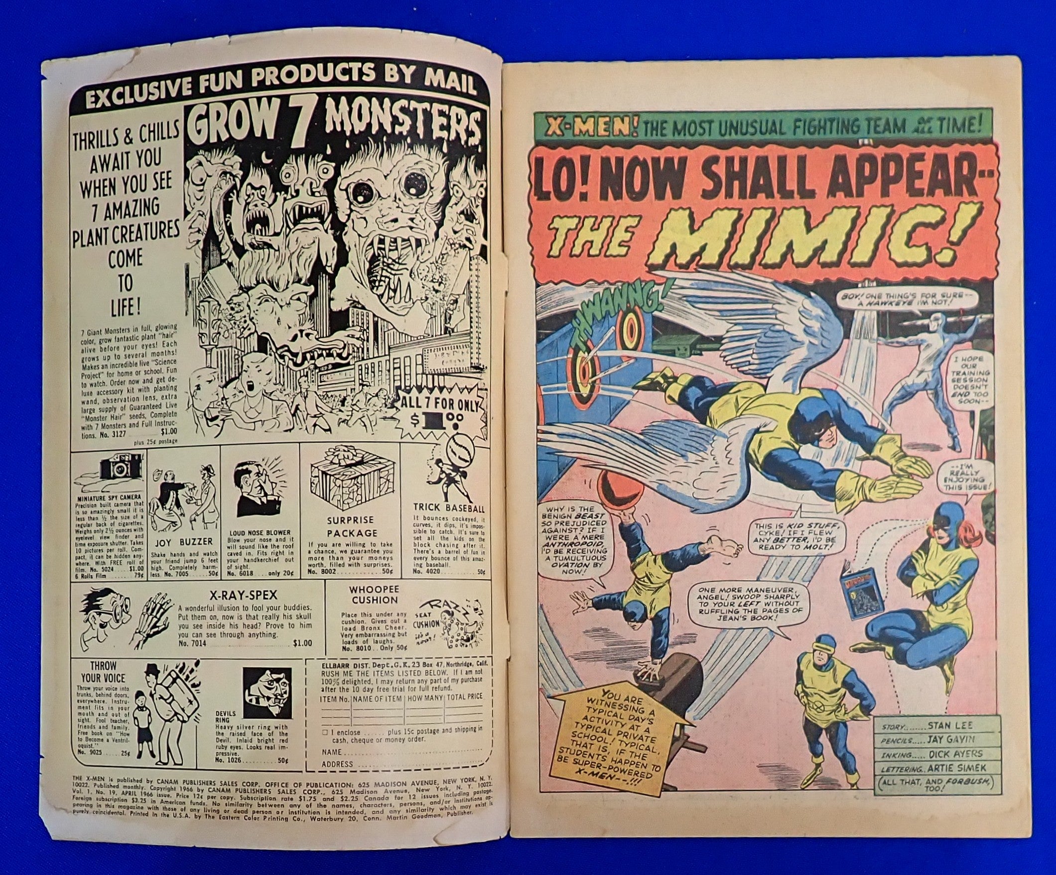 X-Men #19 (1966) - GD+/VG (2.5-3.0) - 1st App. & Origin of Mimic