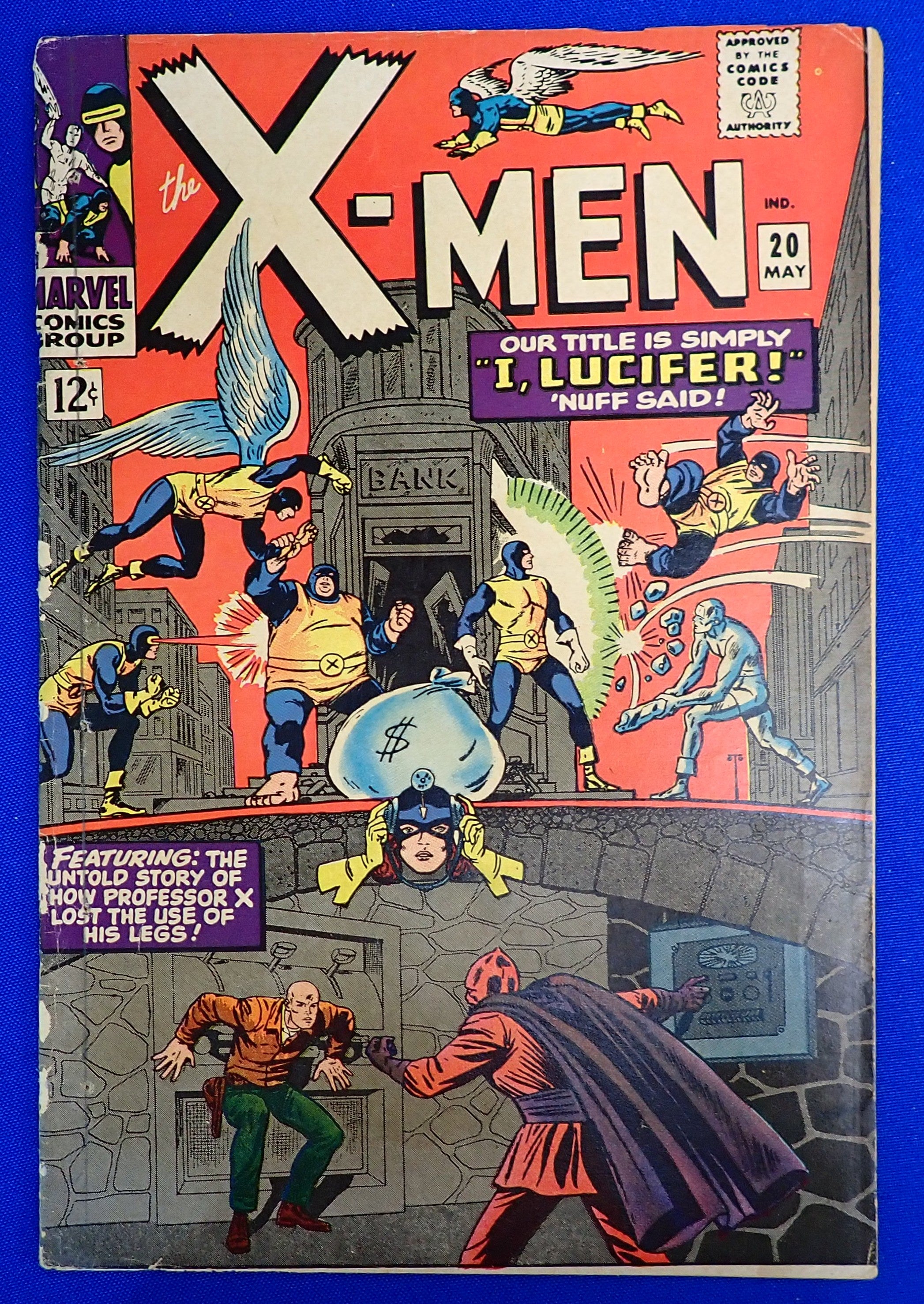X-Men #20 (1966) - FR/GD (1.5) - Prof. X Disability Origin