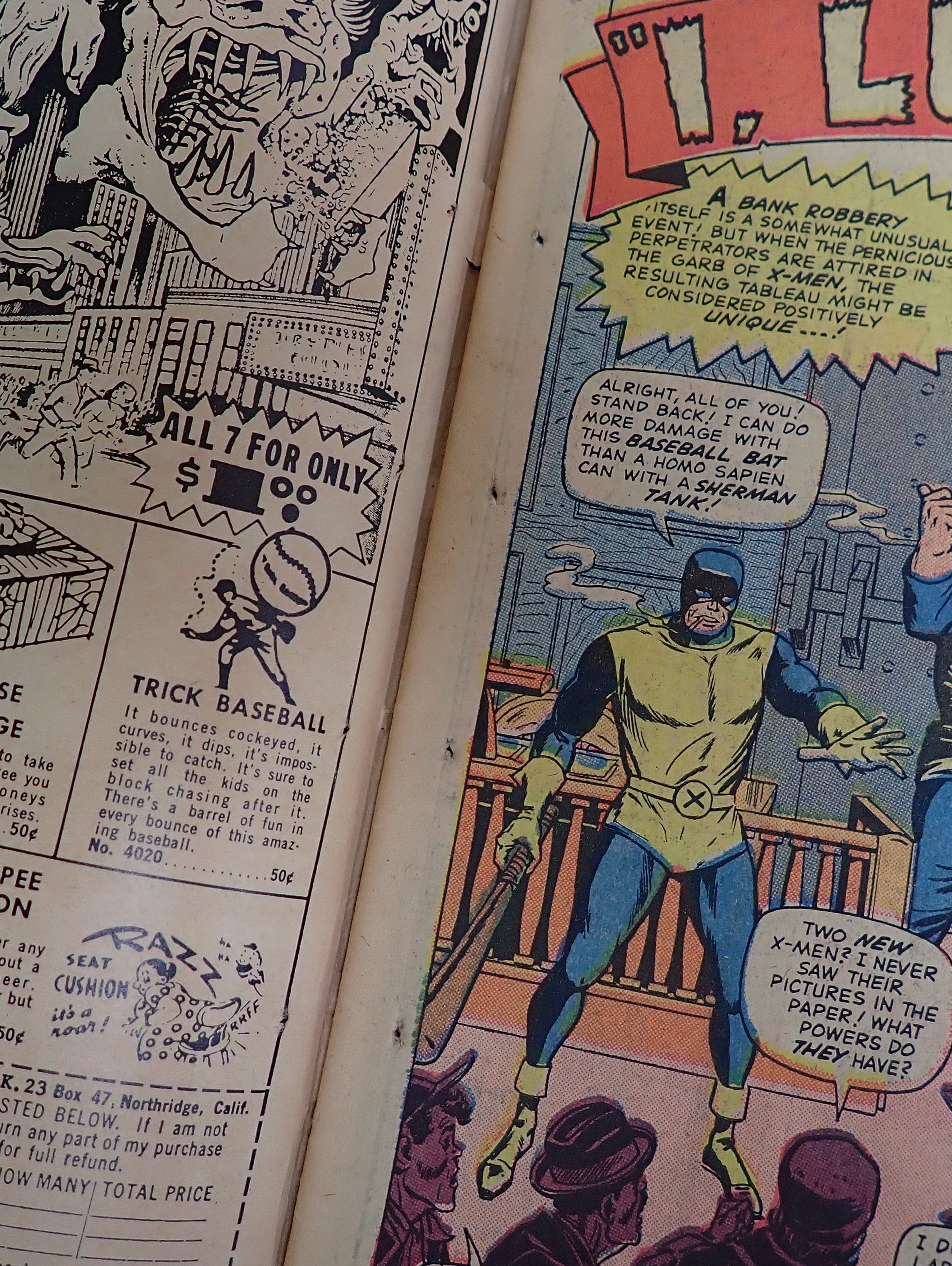 X-Men #20 (1966) - FR/GD (1.5) - Prof. X Disability Origin