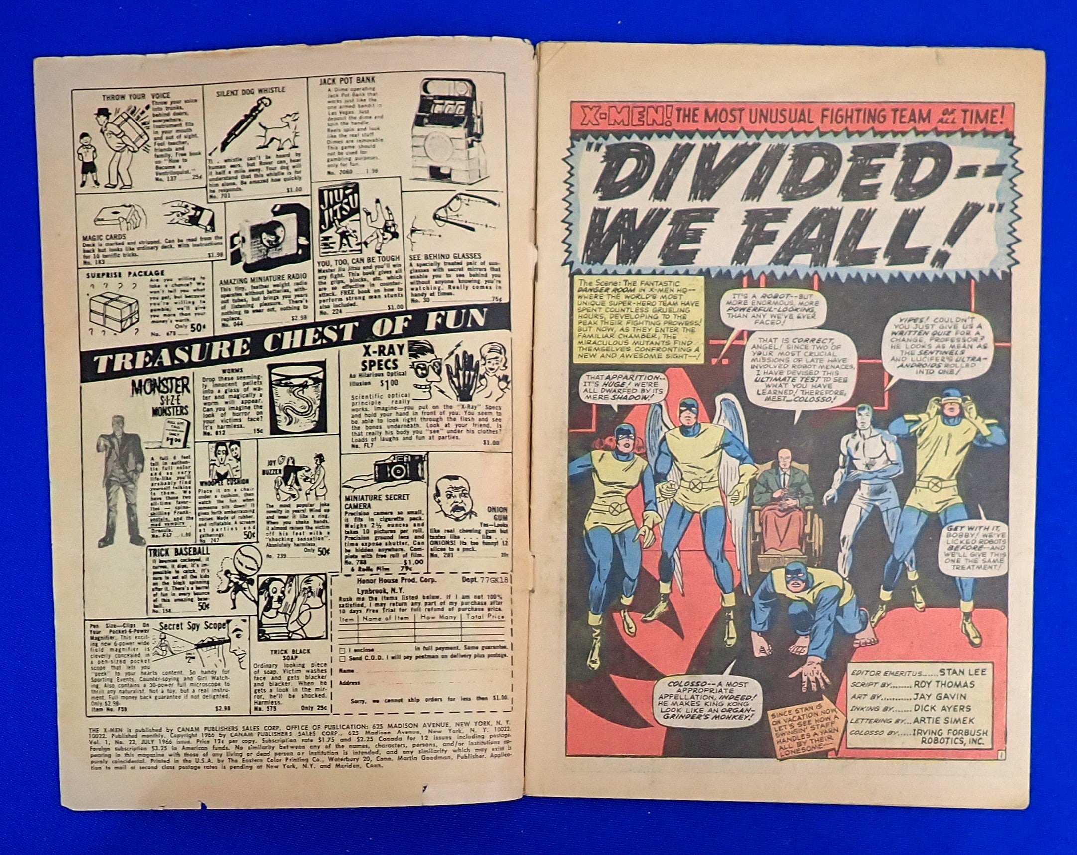X-Men #22 (1966) - FR (1.0) - Silver Age Issue