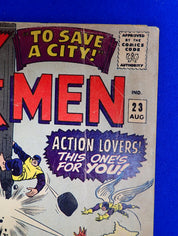 X-Men #23 (1966) - FR/GD (1.0-1.5) - Silver Age Issue