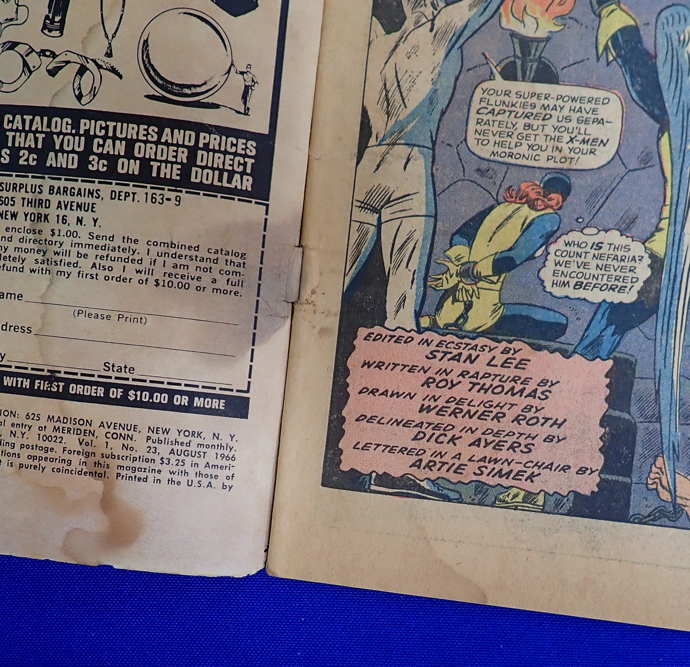 X-Men #23 (1966) - FR/GD (1.0-1.5) - Silver Age Issue