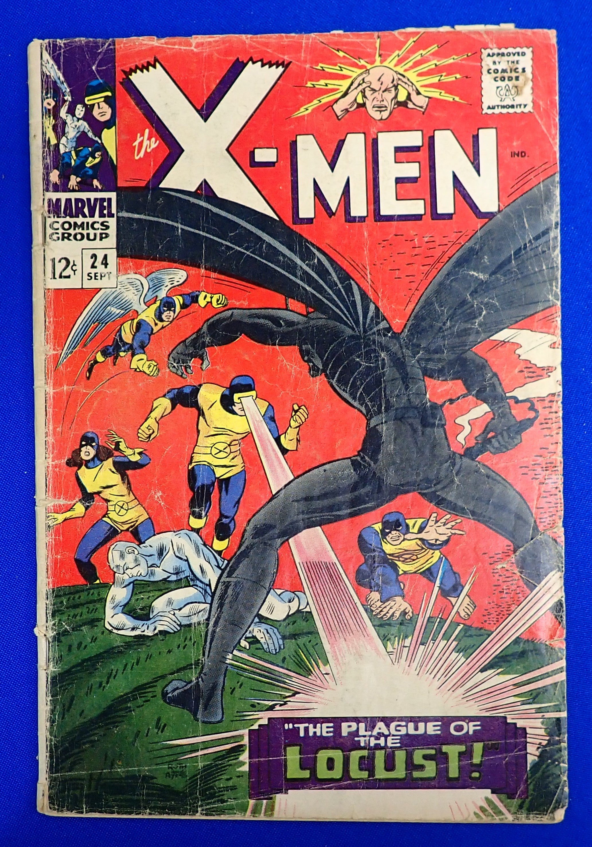 X-Men #24 (1966) - GD- (1.8) - 1st App. & Origin Locust