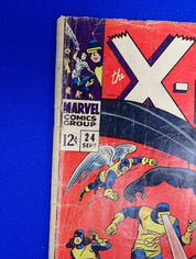 X-Men #24 (1966) - GD- (1.8) - 1st App. & Origin Locust