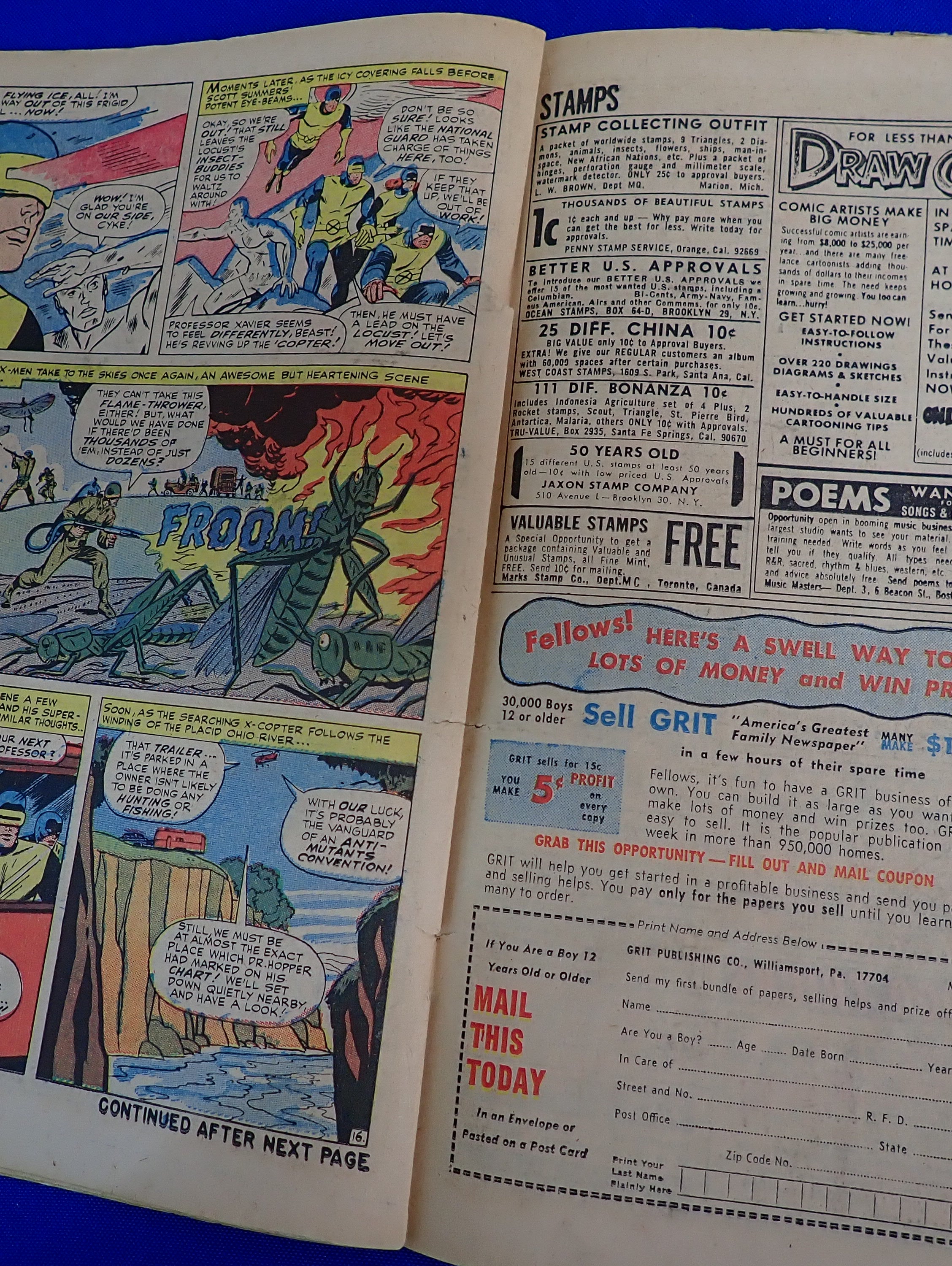 X-Men #24 (1966) - GD- (1.8) - 1st App. & Origin Locust