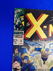X-Men #25 (1966) - GD+ (2.5) - 1st Cameo App. Kukulkan