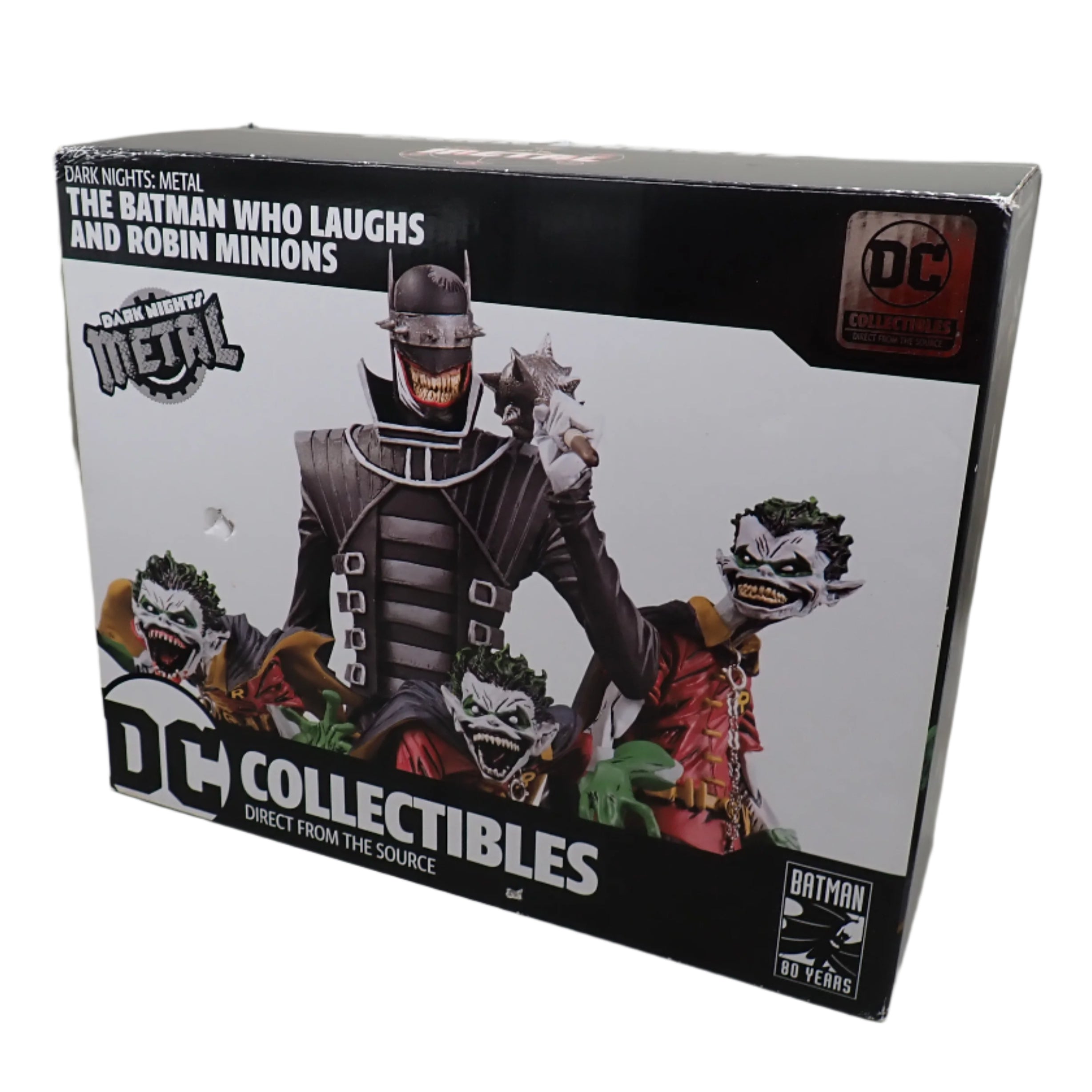 Batman Who Laughs and Robin Minions Statue