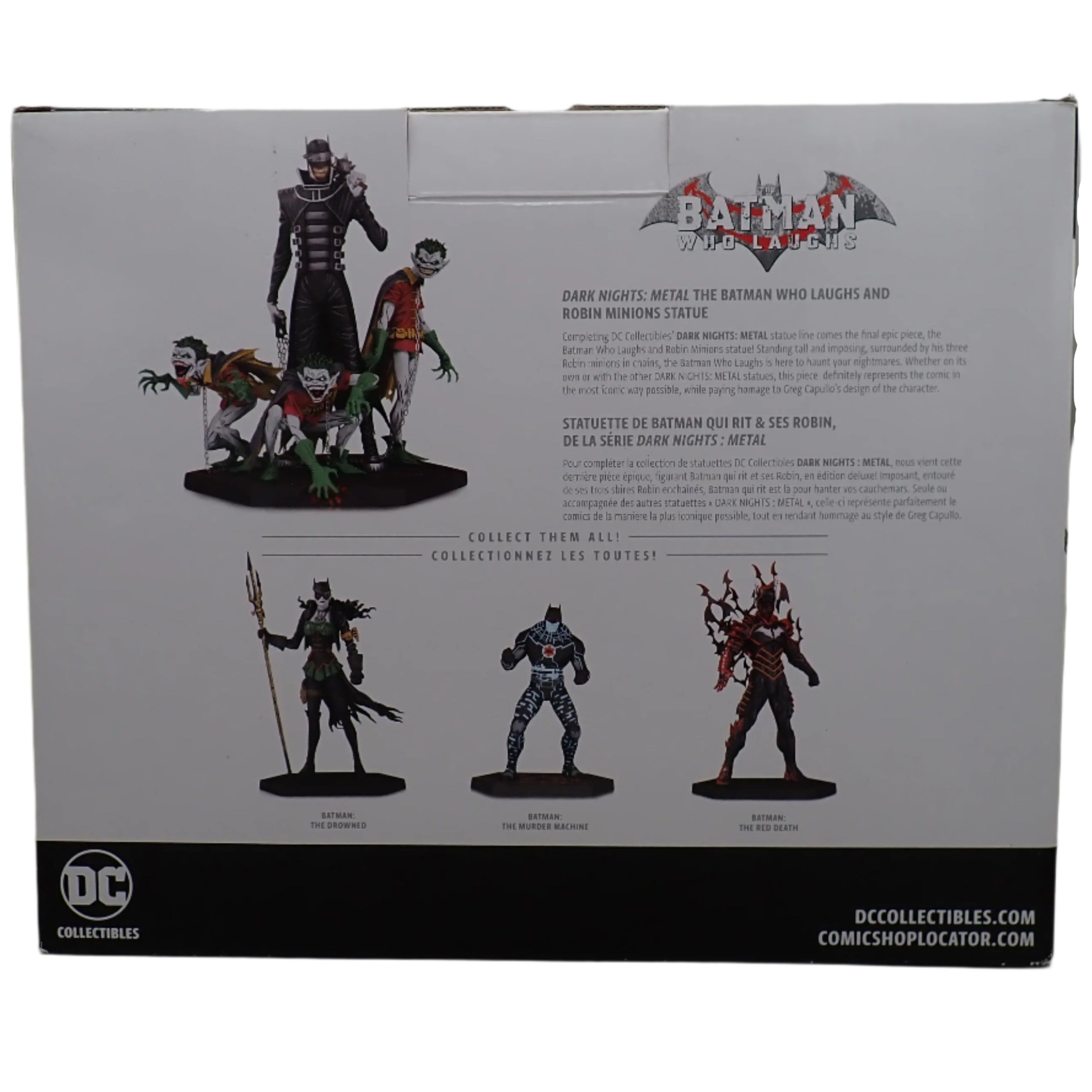 Batman Who Laughs and Robin Minions Statue