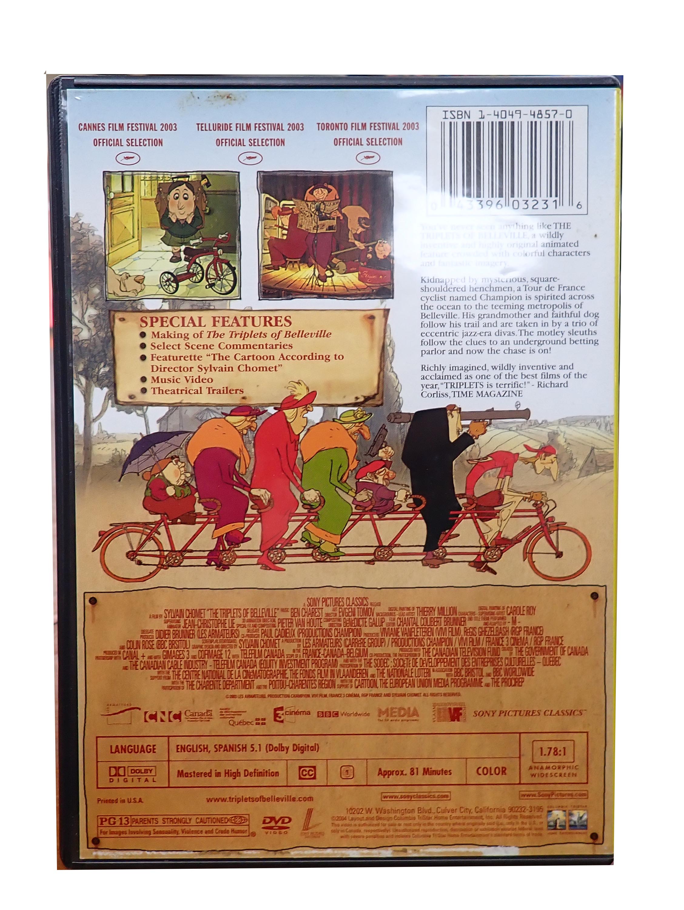 The Triplets of Belleville - [DVD] (Pre-Owned)
