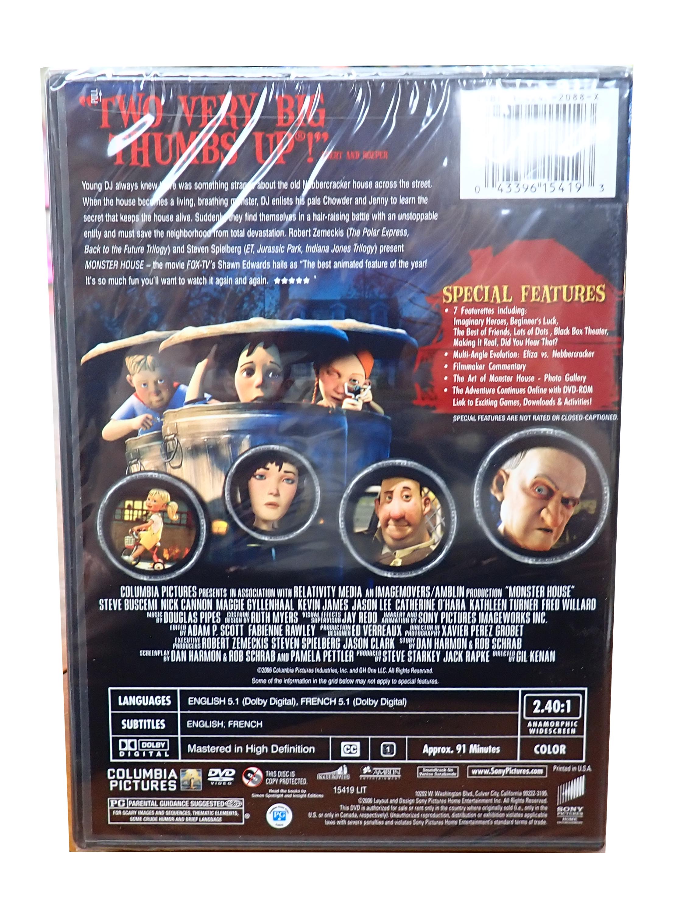 Monster House: Widescreen Edition - [DVD] (Pre-Owned, Sealed)