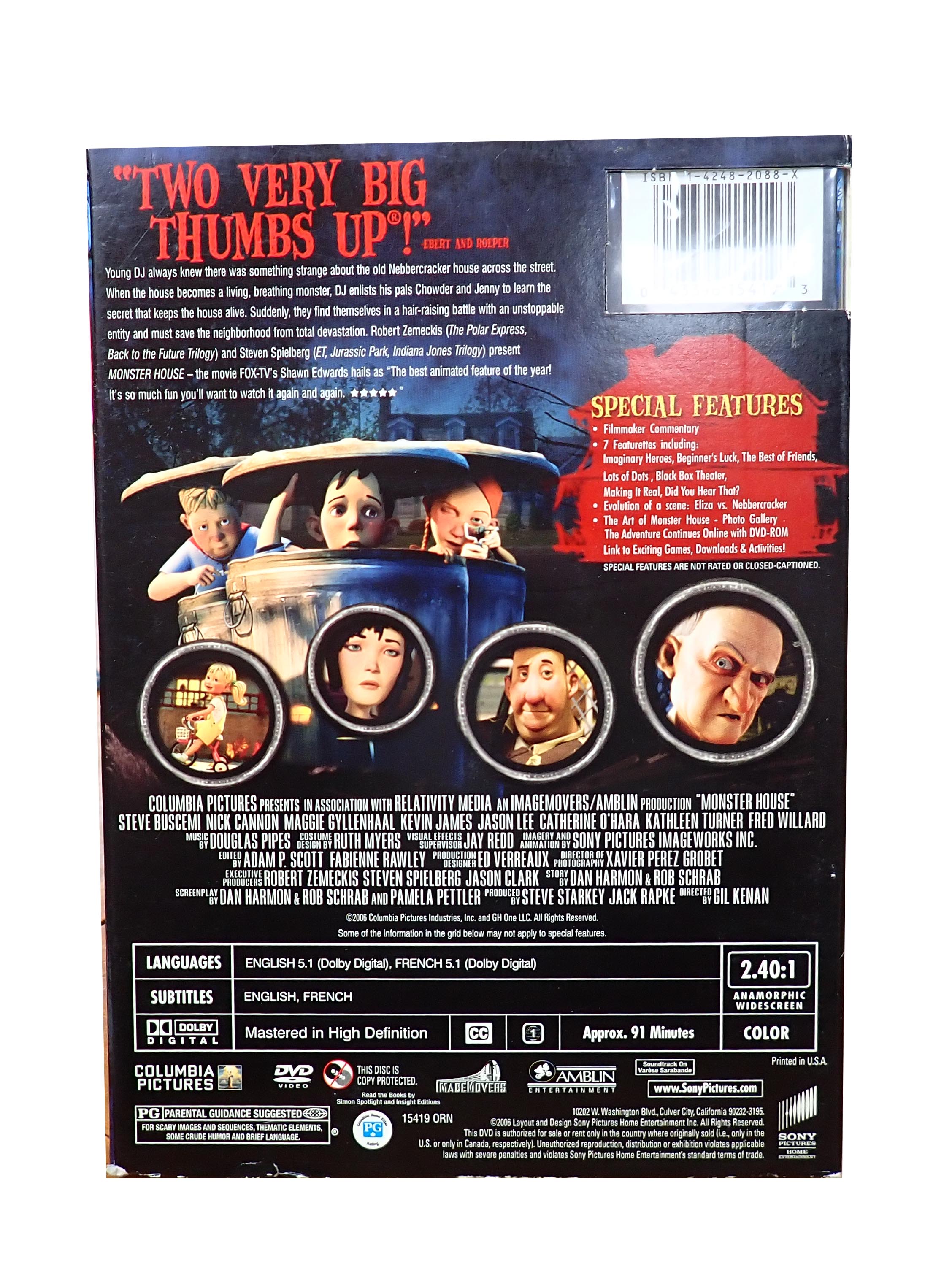 Monster House: Widescreen Edition - [DVD] (Pre-Owned, Sealed)
