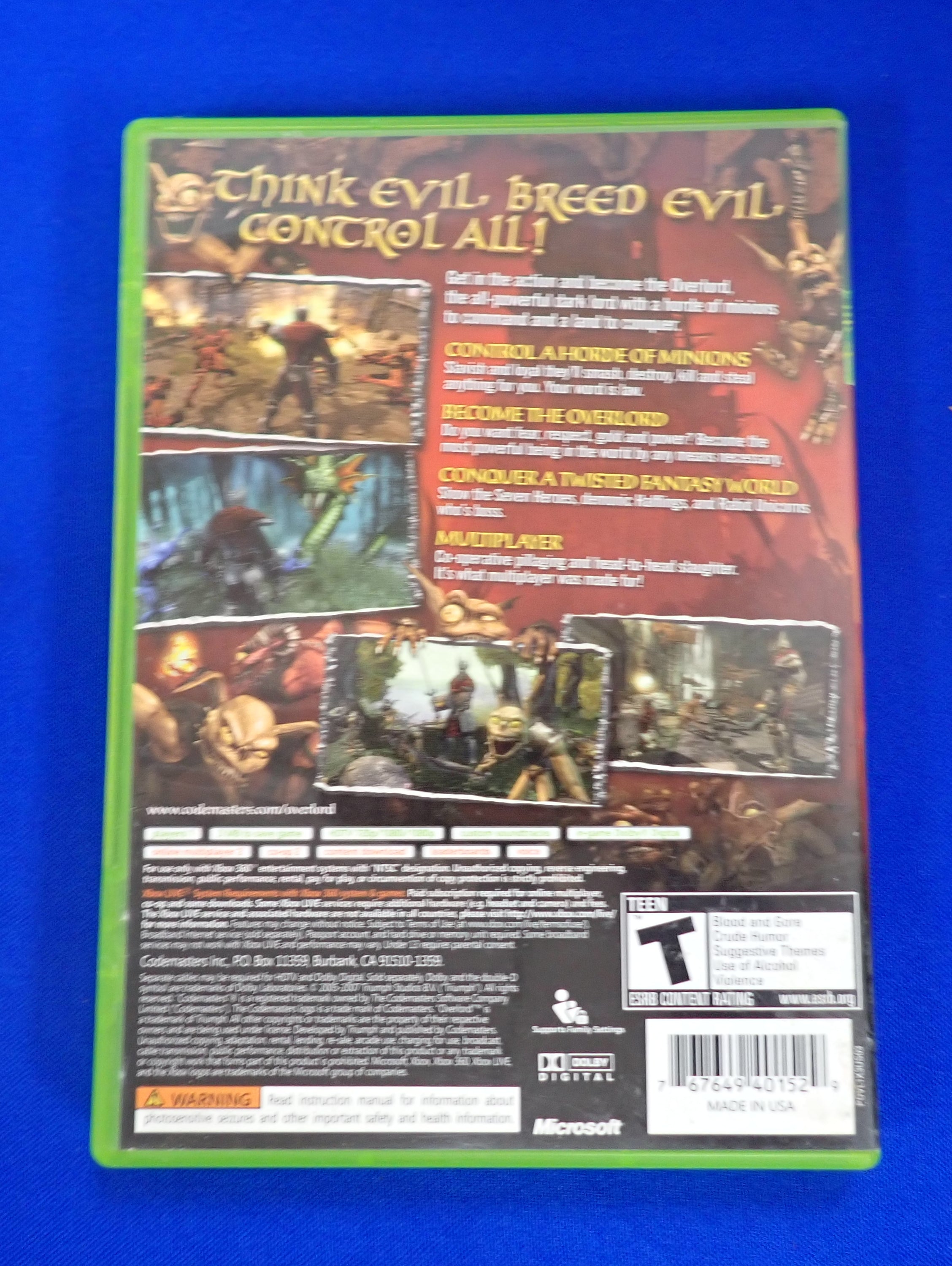 Overlord - Xbox 360