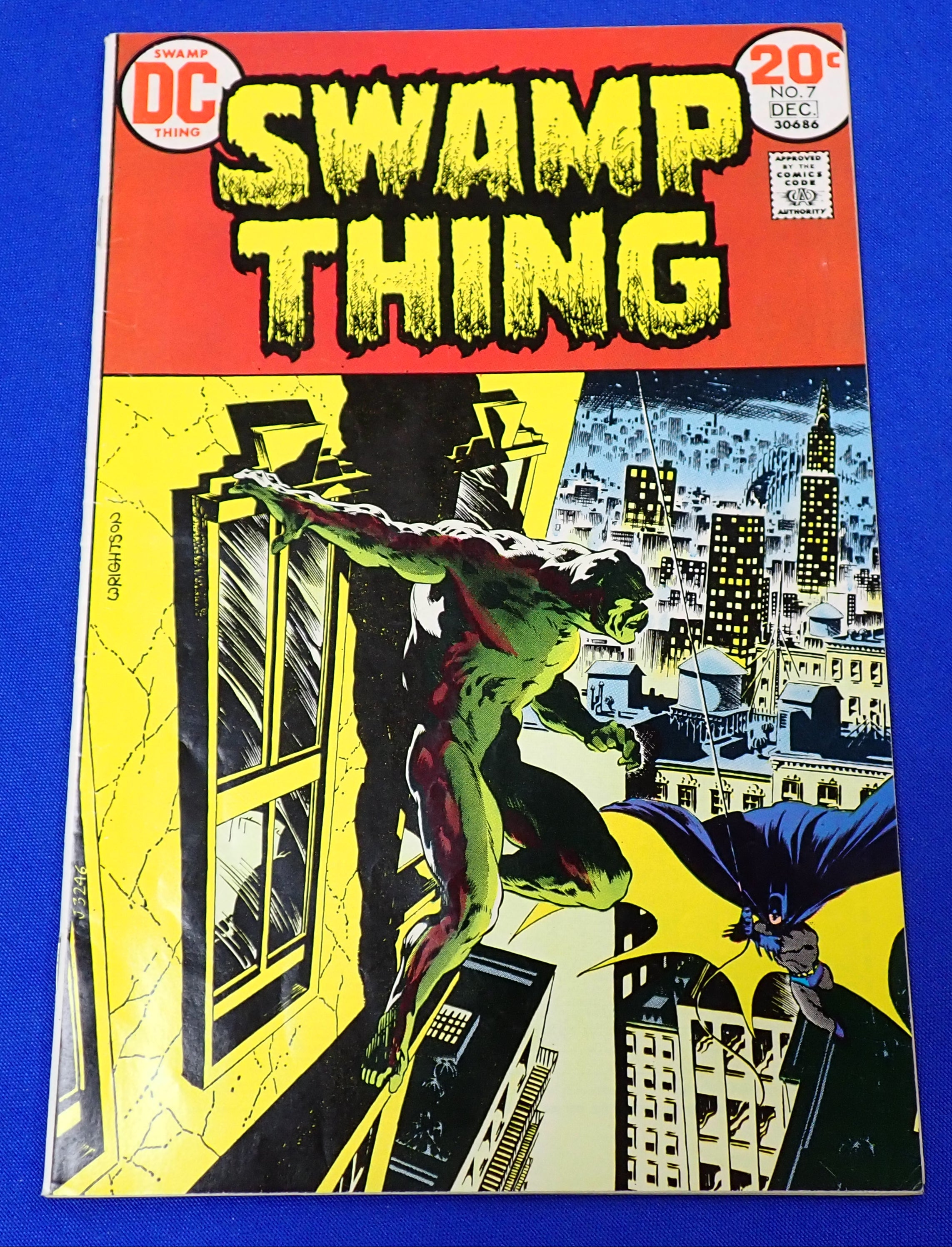 Swamp Thing #7 (1973) - FN (6.0) - Swamp Thing & Batman
