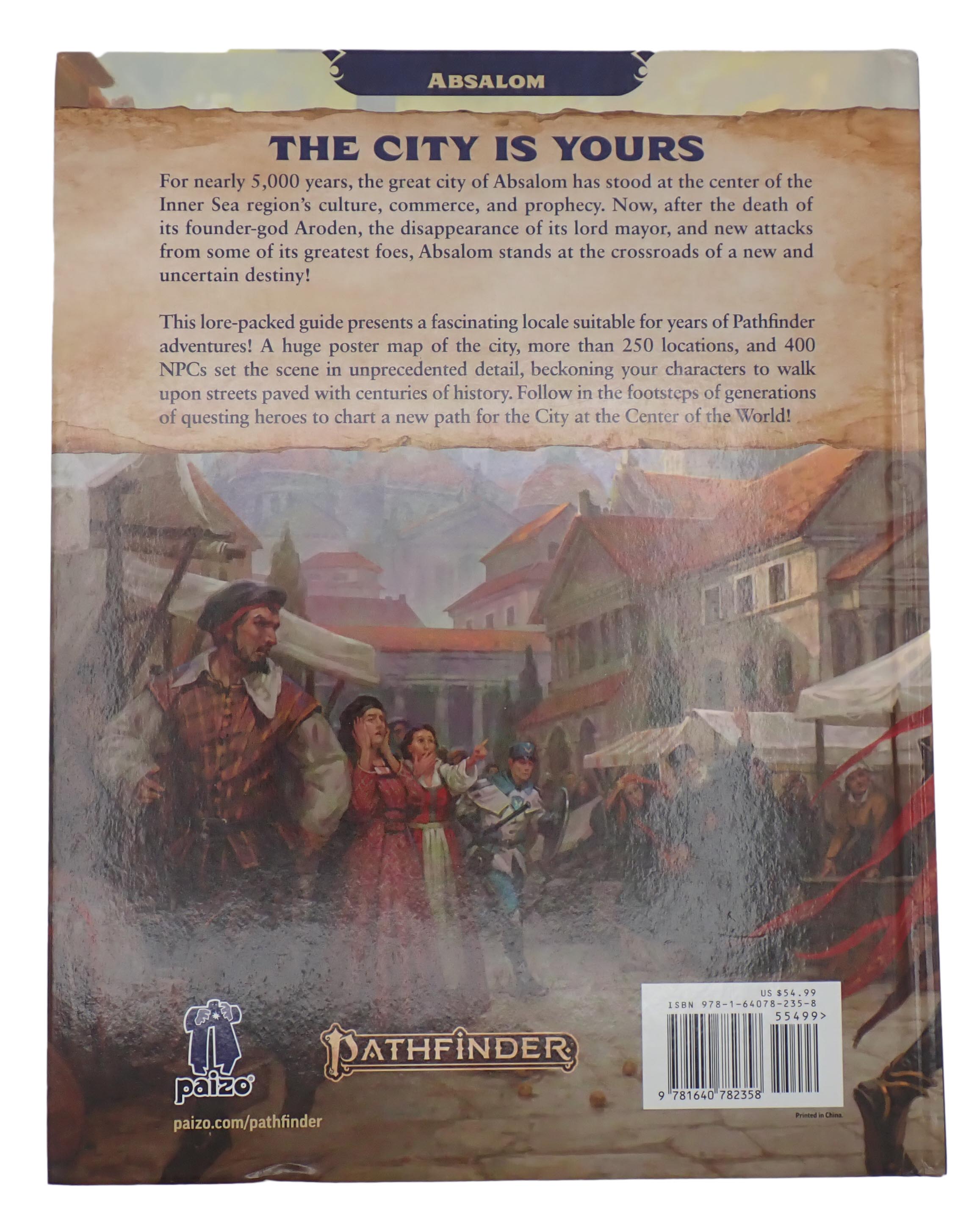 City of Absalom City of Lost Omens - Pathfinder 2e [PRE-OWNED]