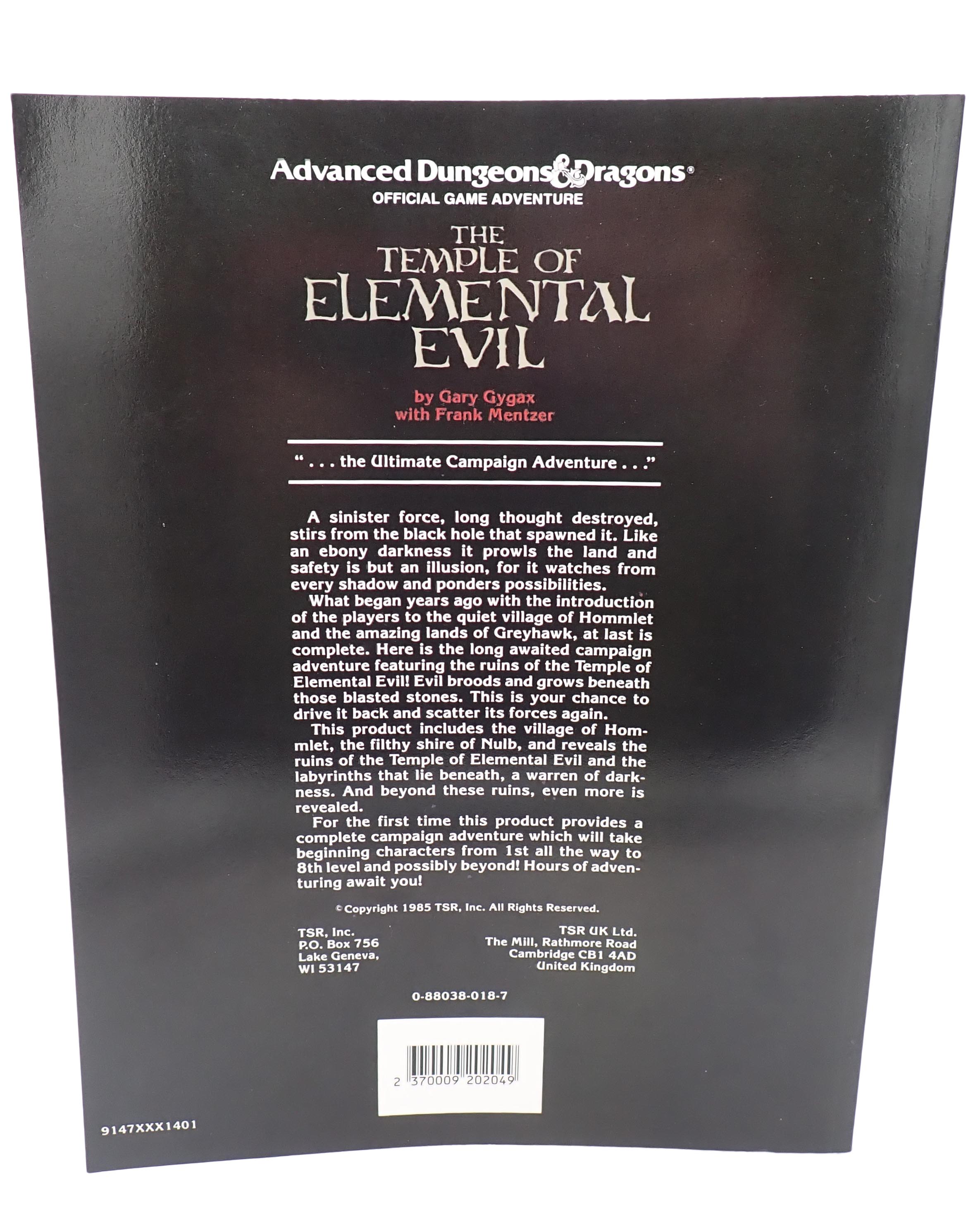 The Temple of Elemental Evil (REPRINT) - AD&D [PRE-OWNED]