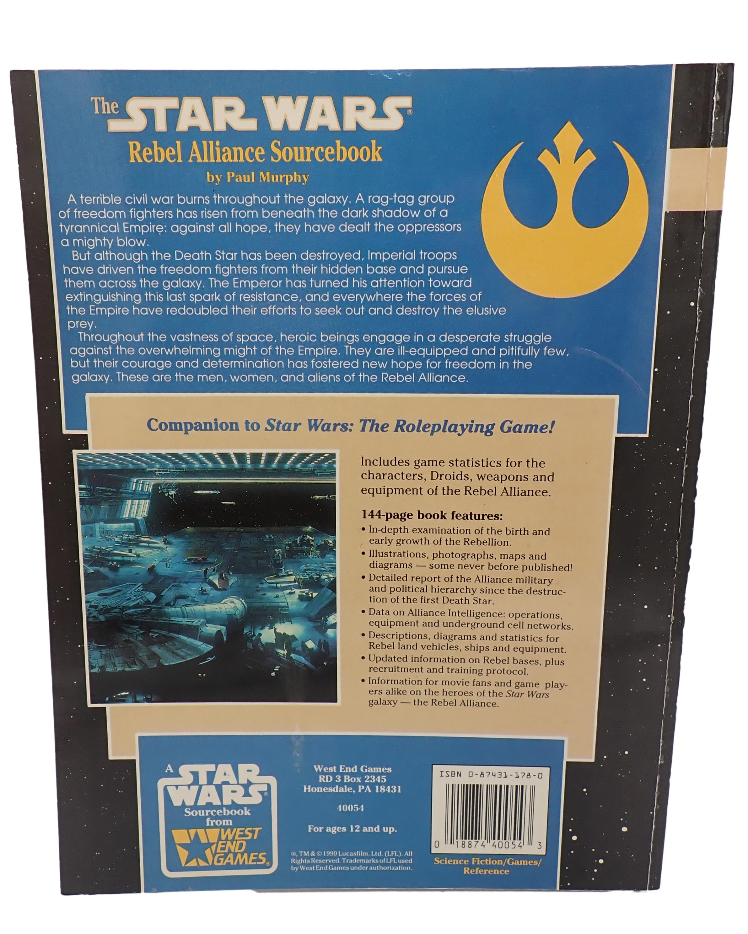 Rebel Alliance Sourcebook - Star Wars [PRE-OWNED]