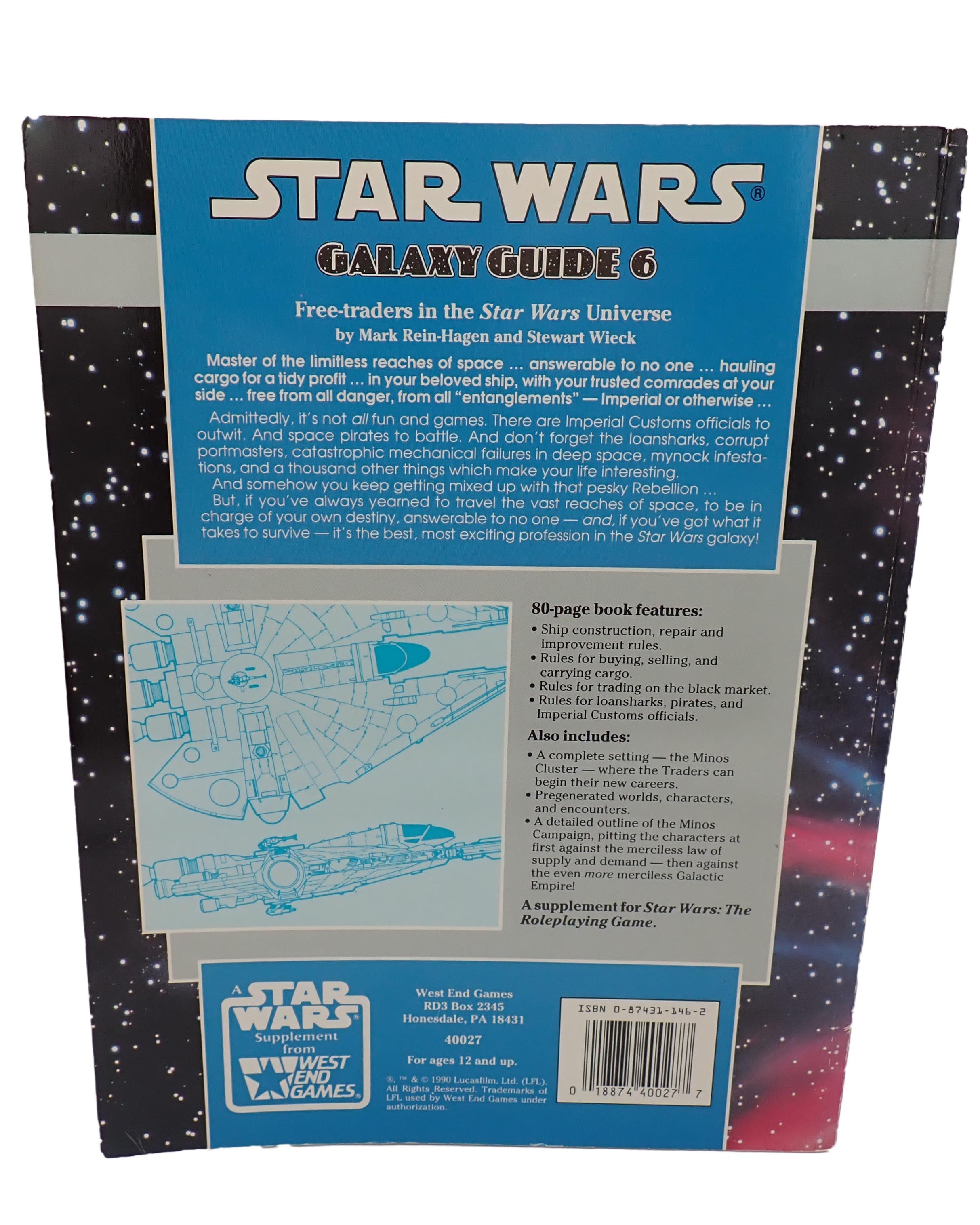 Galaxy Guide 6: Tramp Freighters - Star Wars [PRE-OWNED]