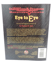 Monstrous Arcana: Eye to Eye - AD&D [PRE-OWNED]