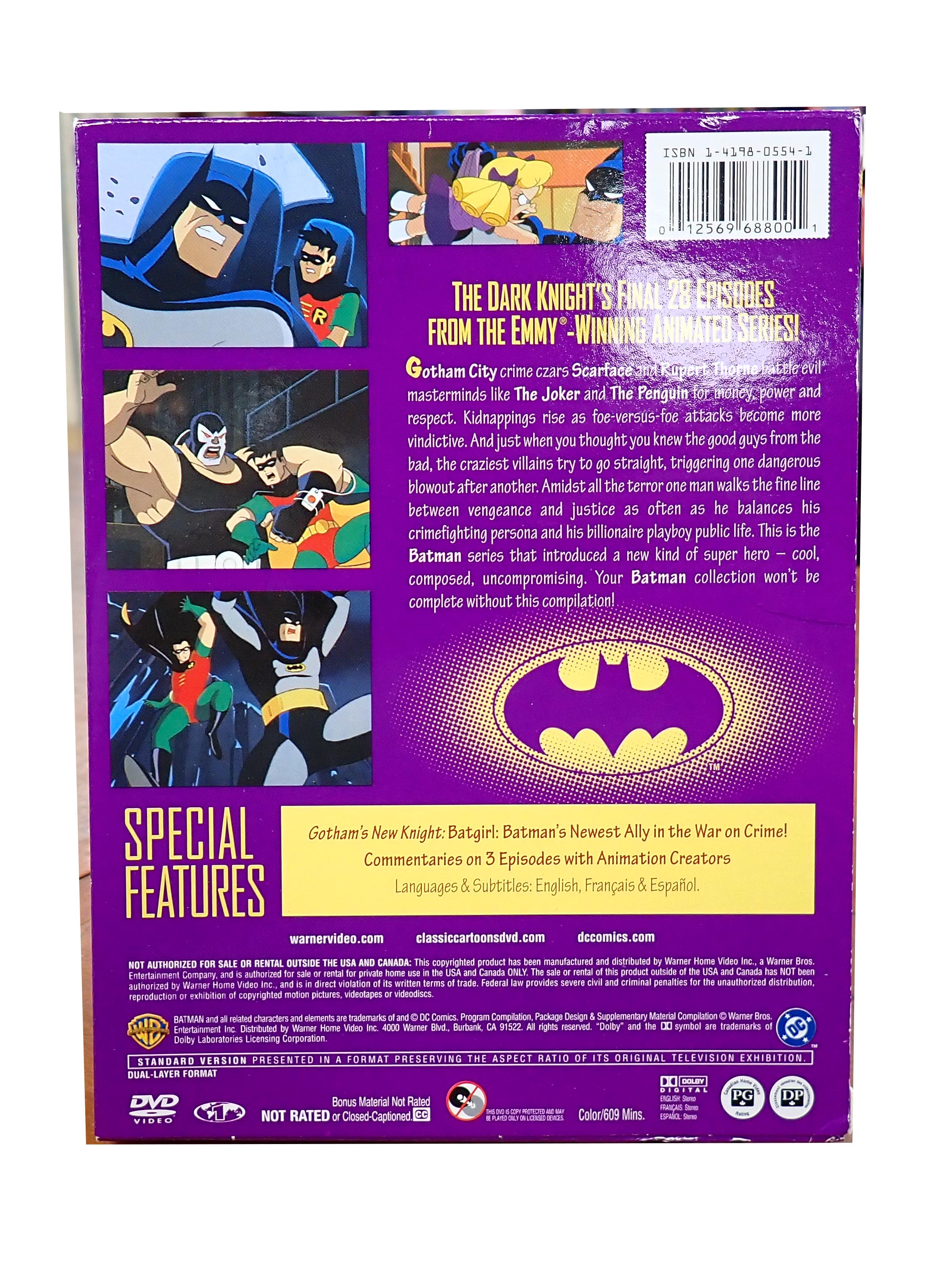 Batman The Animated Series Volume 1-4 Set - [DVD] (Pre-Owned)
