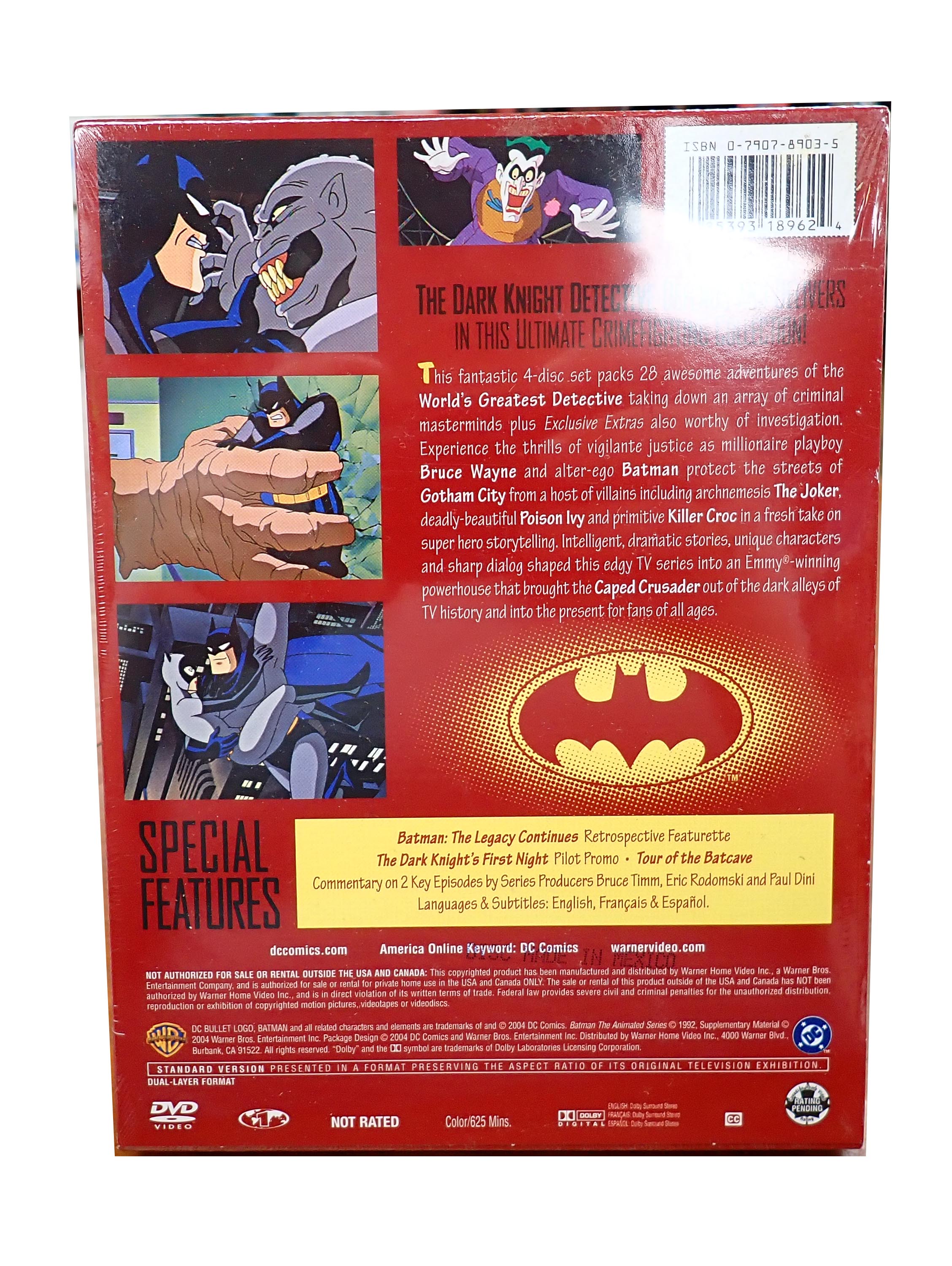 Batman The Animated Series Volume 1-4 Set - [DVD] (Pre-Owned)